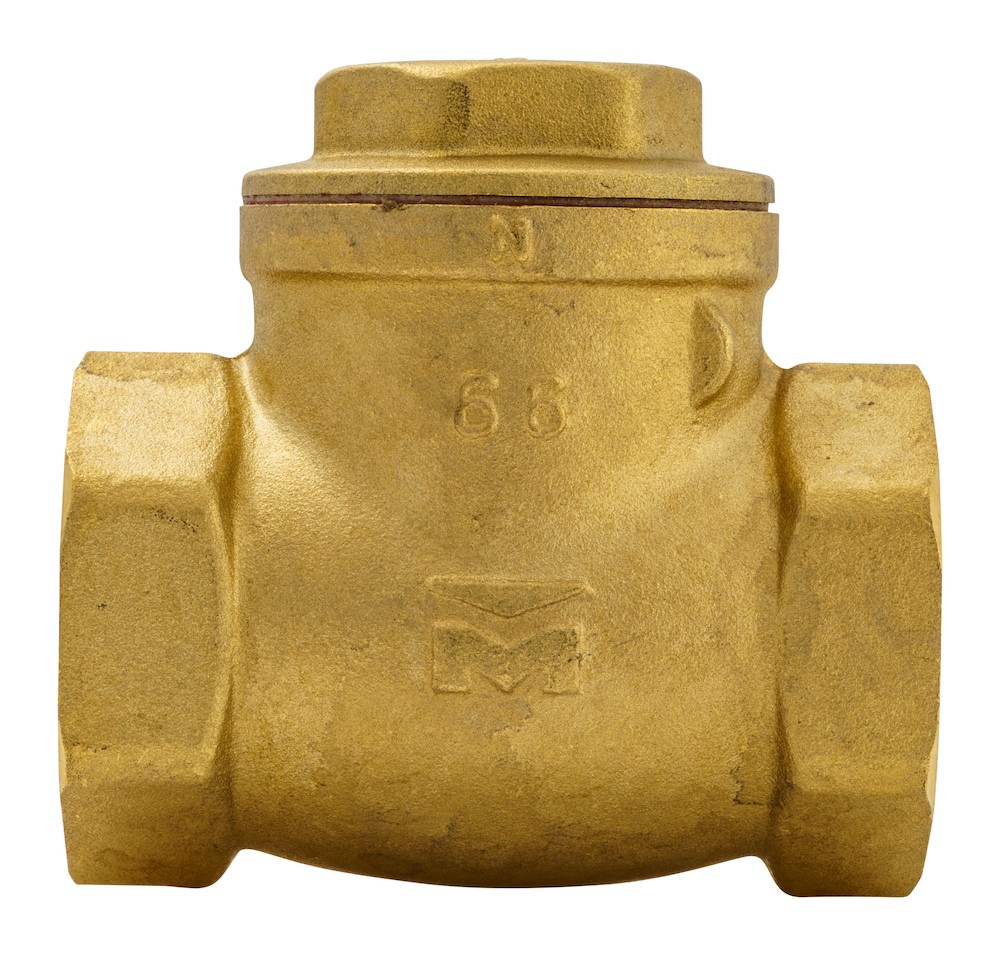 slide 5 of 6, RELIABILT 1-in FIP x FIP Brass Swing check valve, 1 ct