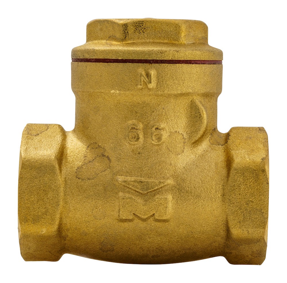 slide 5 of 6, RELIABILT 1/2-in FIP x FIP Brass Swing check valve, 1 ct