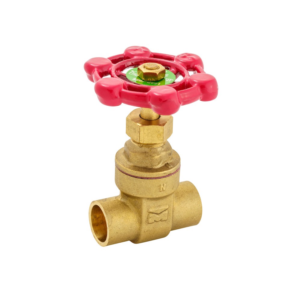 slide 1 of 6, RELIABILT 1/2-in Copper sweat Brass Gate Valve, 1 ct