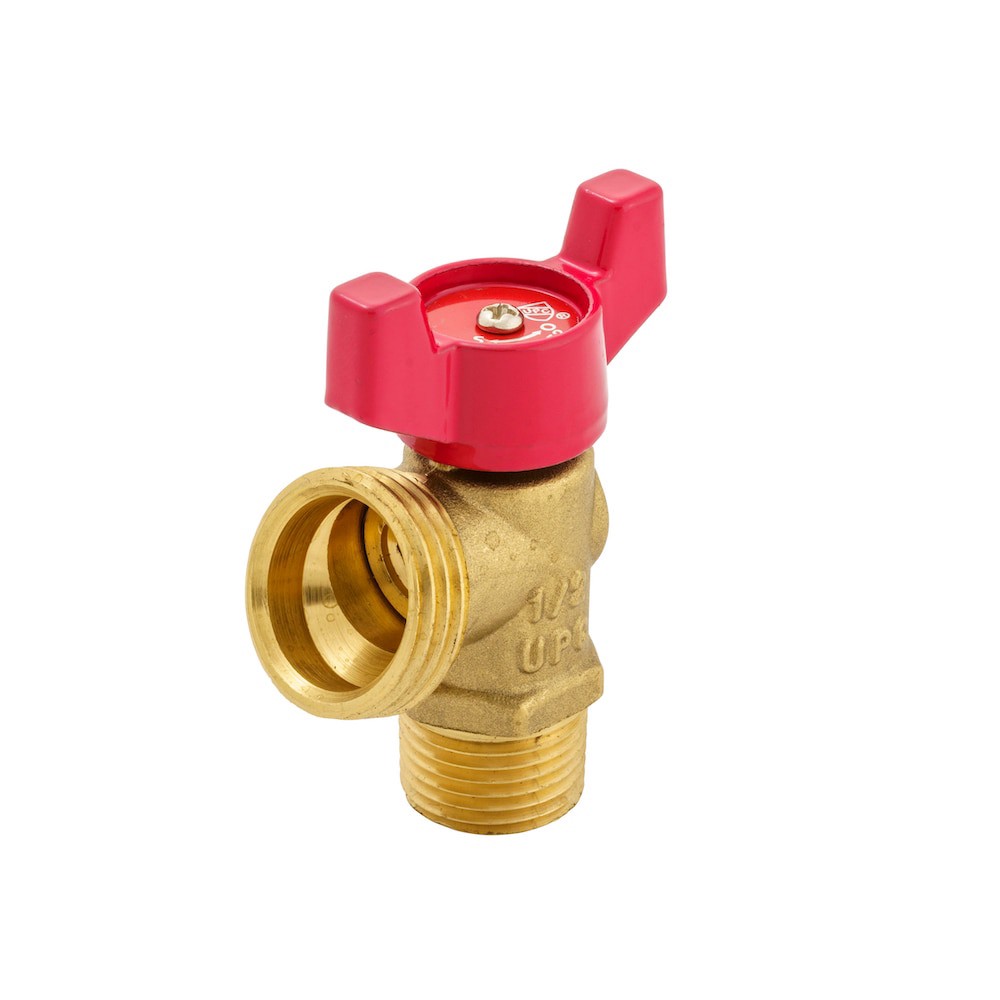 slide 1 of 6, RELIABILT 1/2-in Brass MIP x Hose thread Boiler drain valve, 1 ct