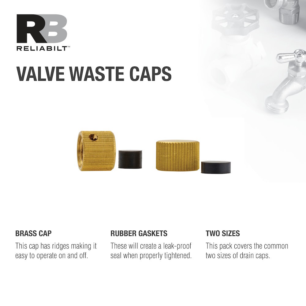 slide 2 of 6, RELIABILT Drain Cap- Small, 1 ct