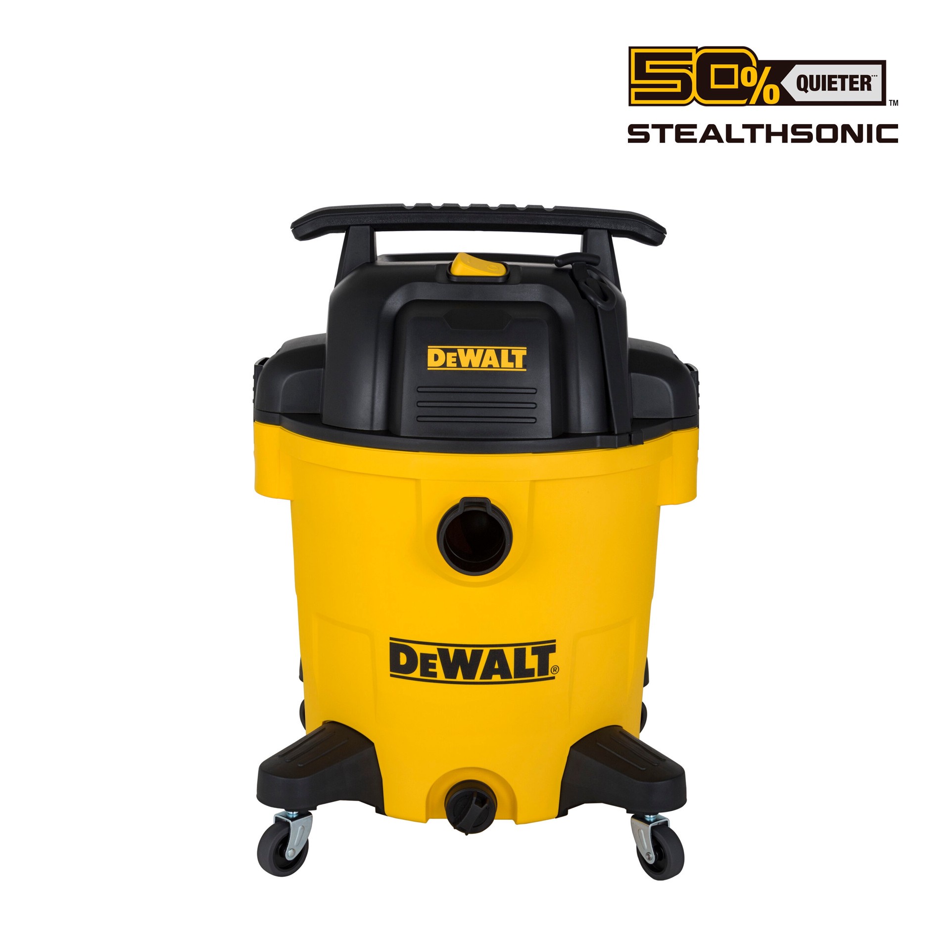 slide 4 of 6, DEWALT Stealthsonic Quiet 12-Gallon 5.5 HP Corded Wet/Dry Shop Vacuum with Accessories Included, 1 ct
