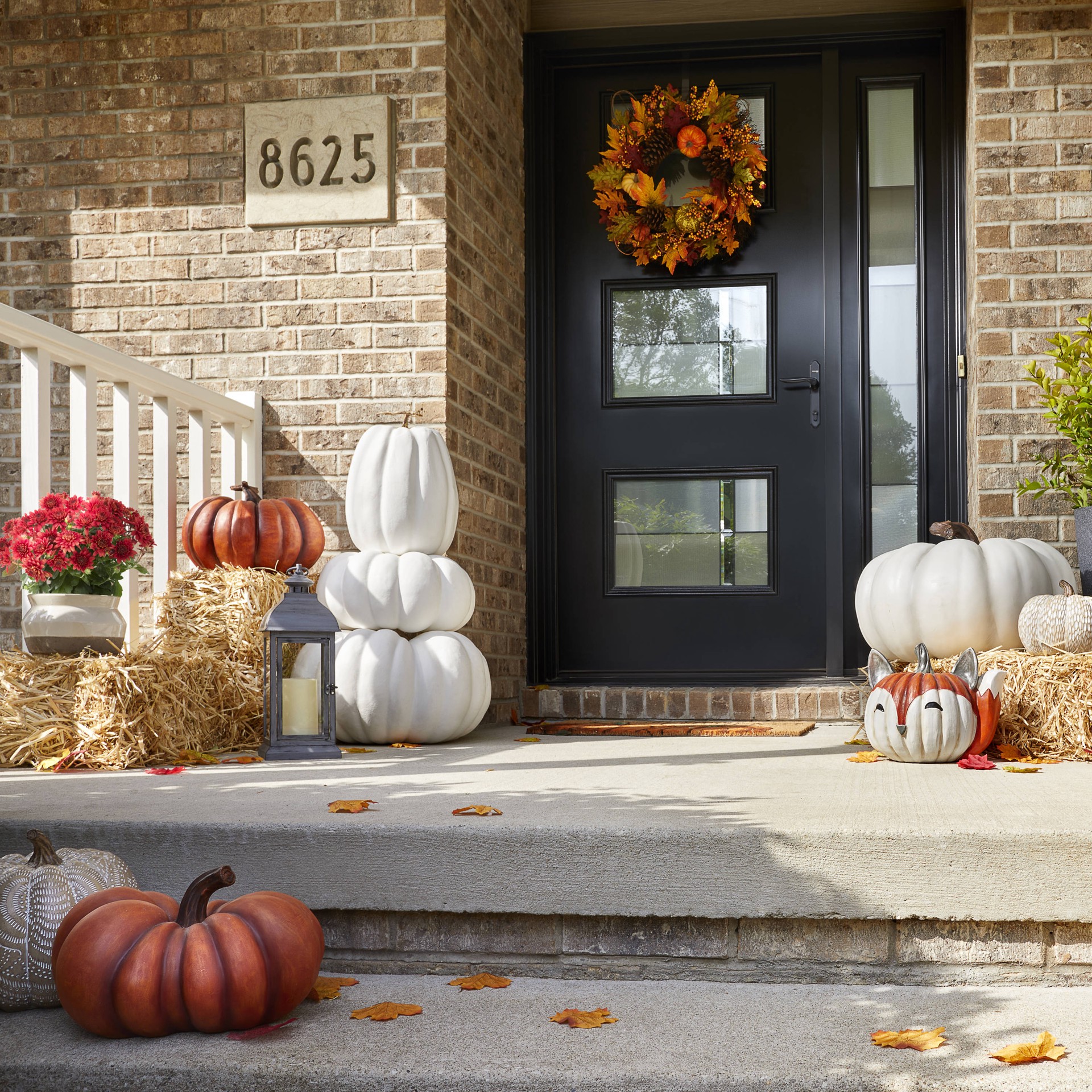 slide 3 of 6, Holiday Living 9-in Critter Pumpkin, 1 ct