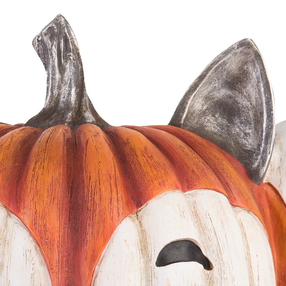 slide 4 of 6, Holiday Living 9-in Critter Pumpkin, 1 ct