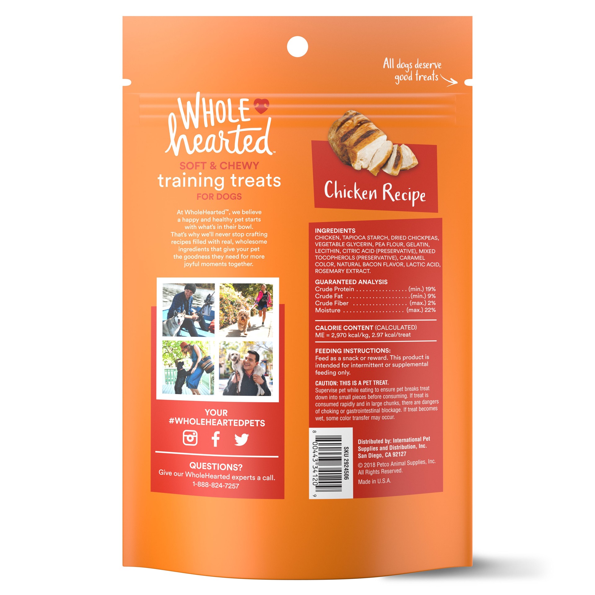 slide 4 of 6, WholeHearted Training treats for Dog Chicken Flavor 6 Ounce(s), 1 ct