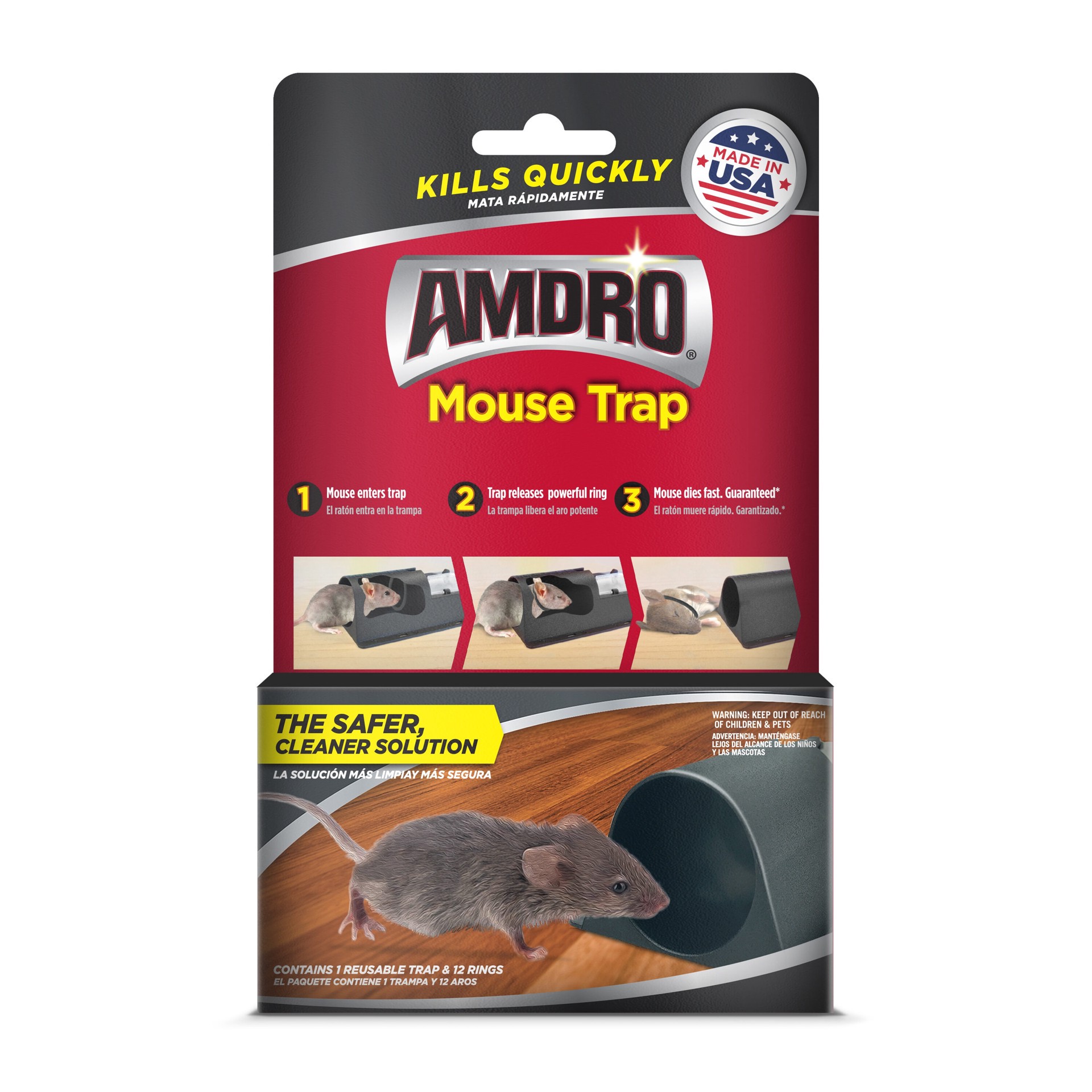 slide 1 of 1, AMDRO Mouse Traps, 1 ct