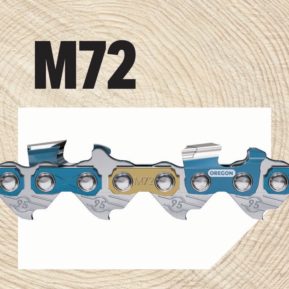 slide 6 of 6, Oregon M72 72 Link Replacement Chainsaw Chain For 18-in , 0.05-in Gauge , .325-in Pixel Pitch, 1 ct