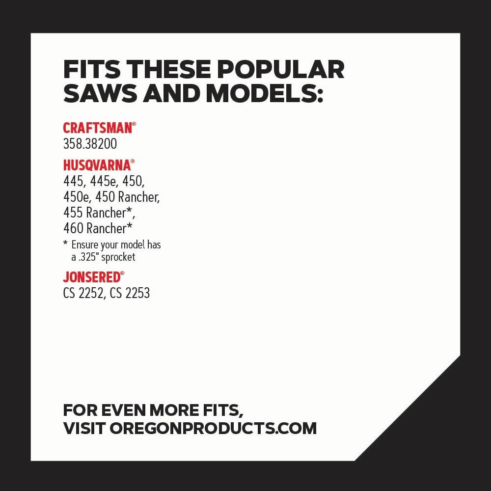 slide 4 of 6, Oregon M80 80 Link Replacement Chainsaw Chain For 20-in , 0.05-in Gauge , .325-in Pixel Pitch, 1 ct
