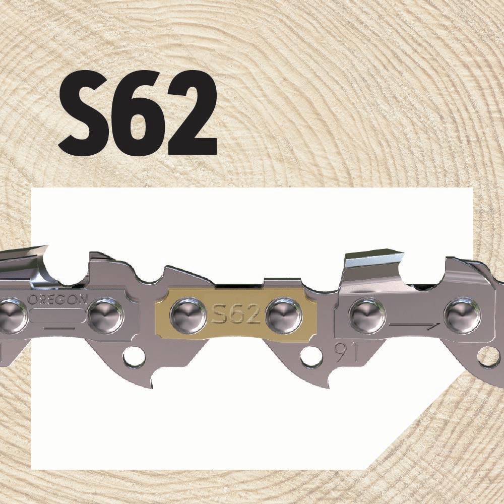 slide 6 of 6, Oregon S62 62 Link Replacement Chainsaw Chain For 18-in , 0.05-in Gauge , 3/8-in Pitch, 1 ct