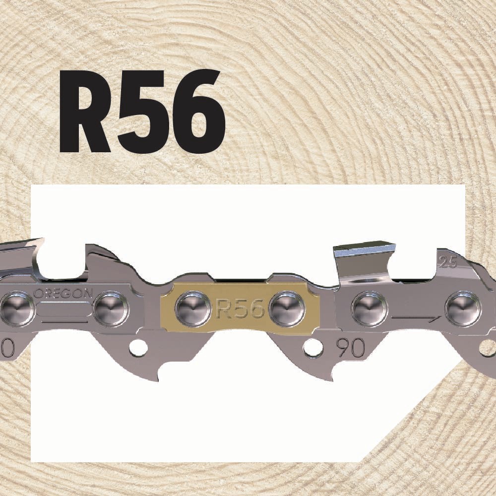 slide 6 of 6, Oregon R56 56 Link Replacement Chainsaw Chain For 16-in , 0.043-in Gauge , 3/8-in Pitch, 1 ct