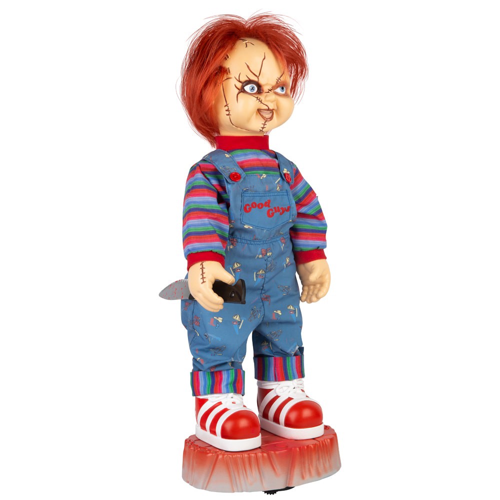 slide 1 of 6, Universal 2-ft Tabletop Talking Universal Pictures Chucky Animatronic, 1 ct