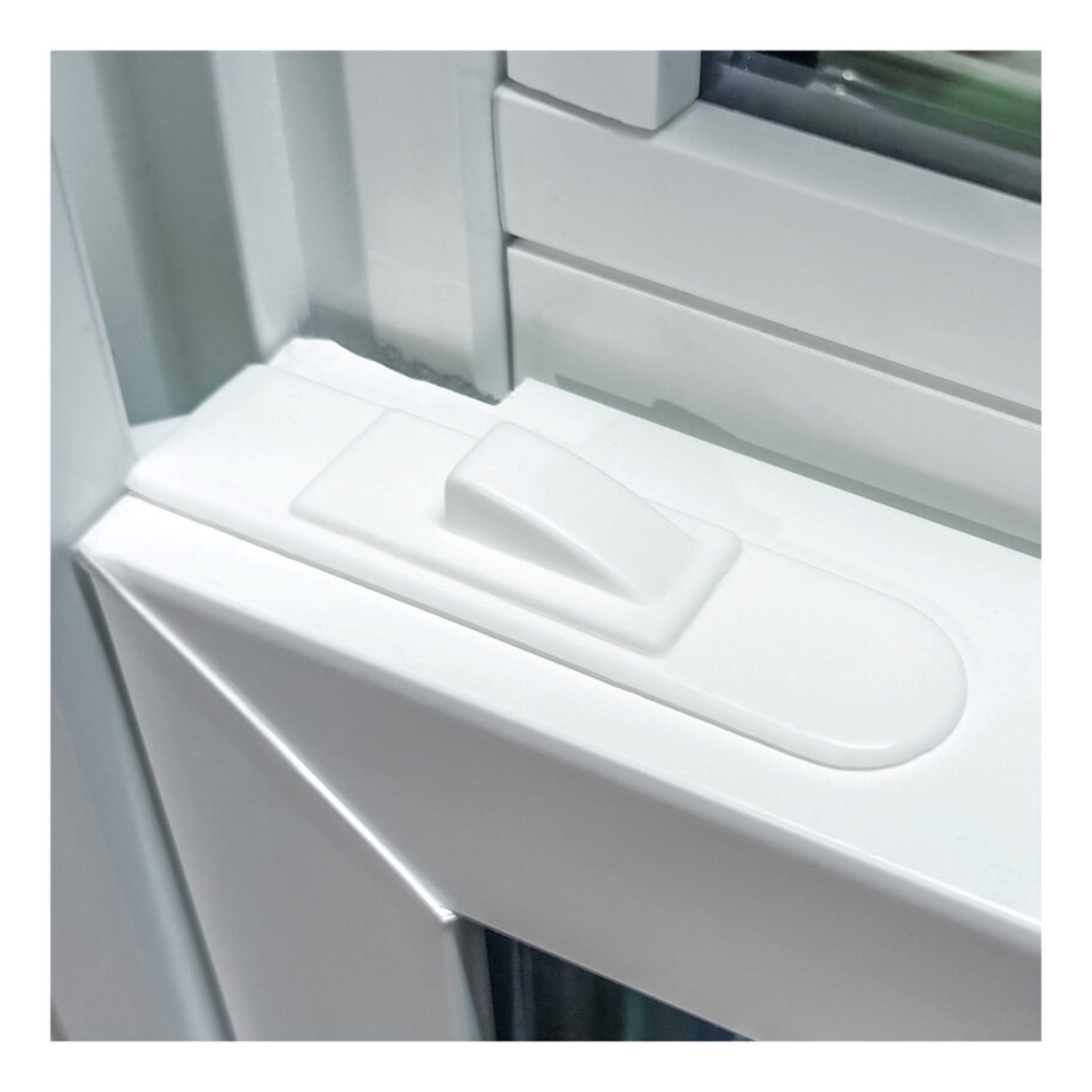 slide 6 of 6, RELIABILT Series 28100 35-1/2-in x 35-1/2-in White Exterior Vinyl New Construction Single Hung Window Low-E argon Double Pane Glass (Half Screen Included), 1 ct