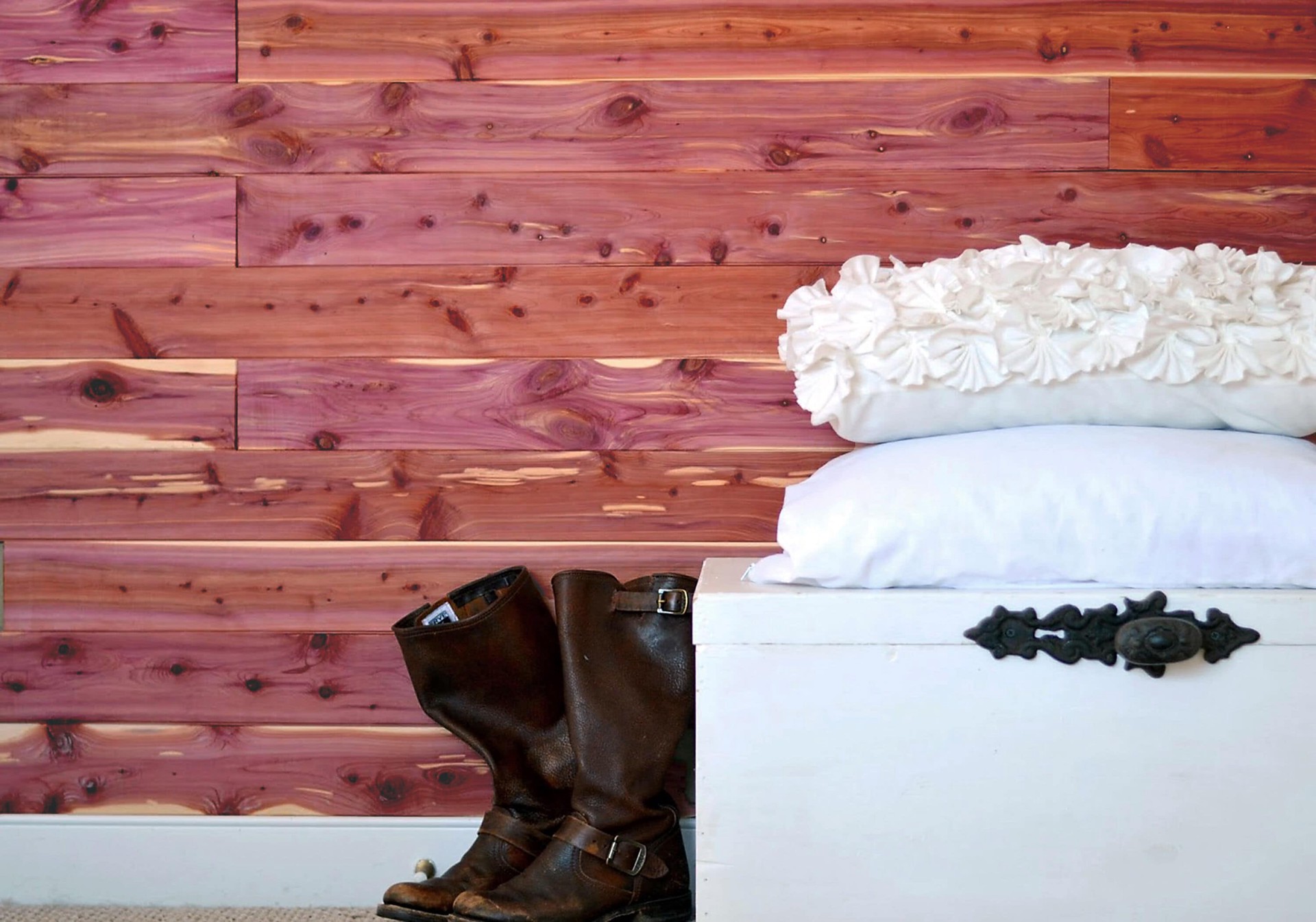 slide 5 of 6, CedarSafe 1/4-in x 3-3/4-in x 1-ft Reversible Unfinished Red Cedar Aromatic cedar Tongue and groove Smooth Wall Plank, 1 ct