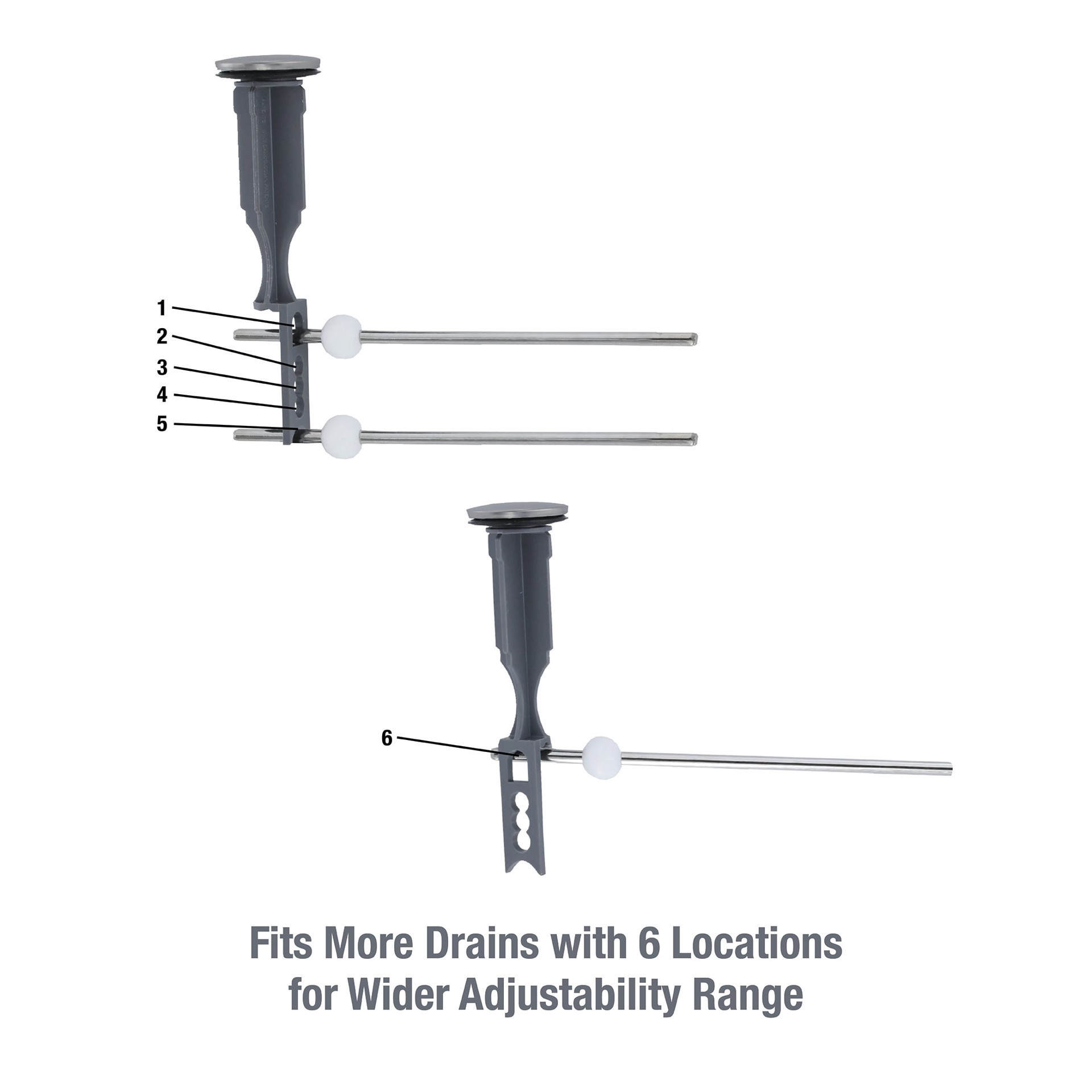 slide 3 of 6, Danco Brushed Nickel Bathroom Sink stopper, 1 ct
