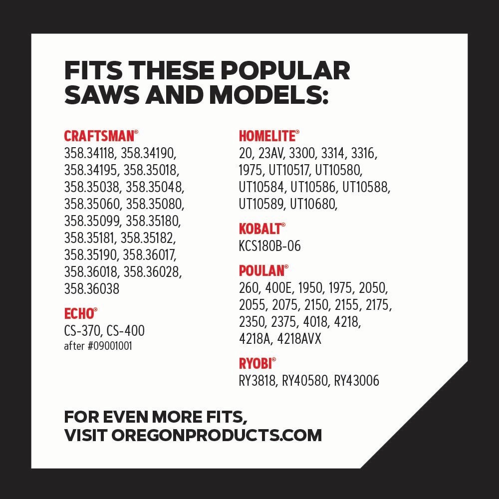 slide 4 of 6, Oregon 18-in Chainsaw Bar (Includes Chain), 1 ct