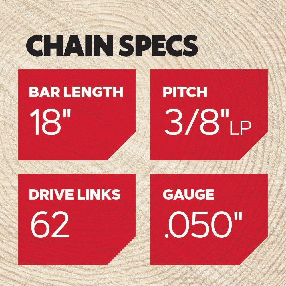 slide 2 of 6, Oregon 18-in Chainsaw Bar (Includes Chain), 1 ct
