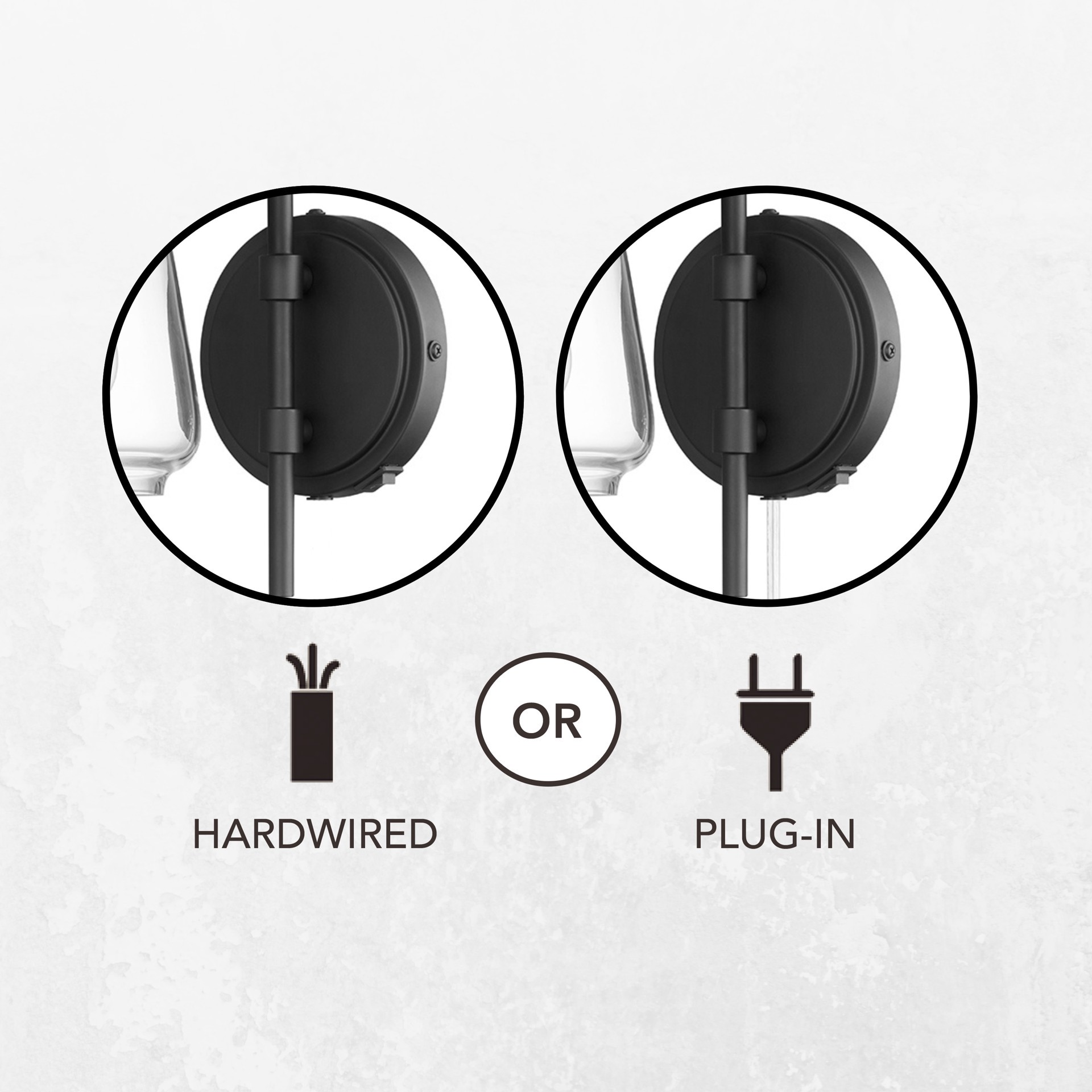 slide 4 of 6, allen + roth Mahoney 5-in W 1 -Light Satin Bronze Vintage Wall Sconce, 1 ct