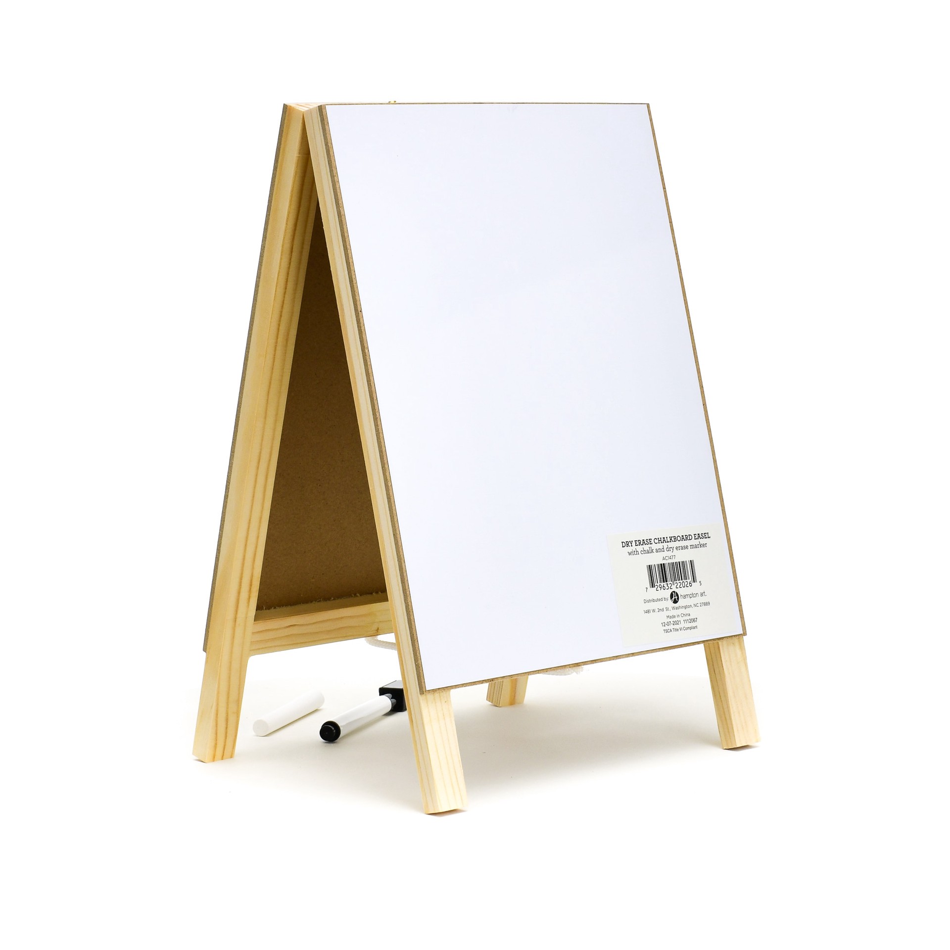 slide 4 of 6, Hampton Art Easel Black Acrylic Wood Rectangle 12-in, 1 ct