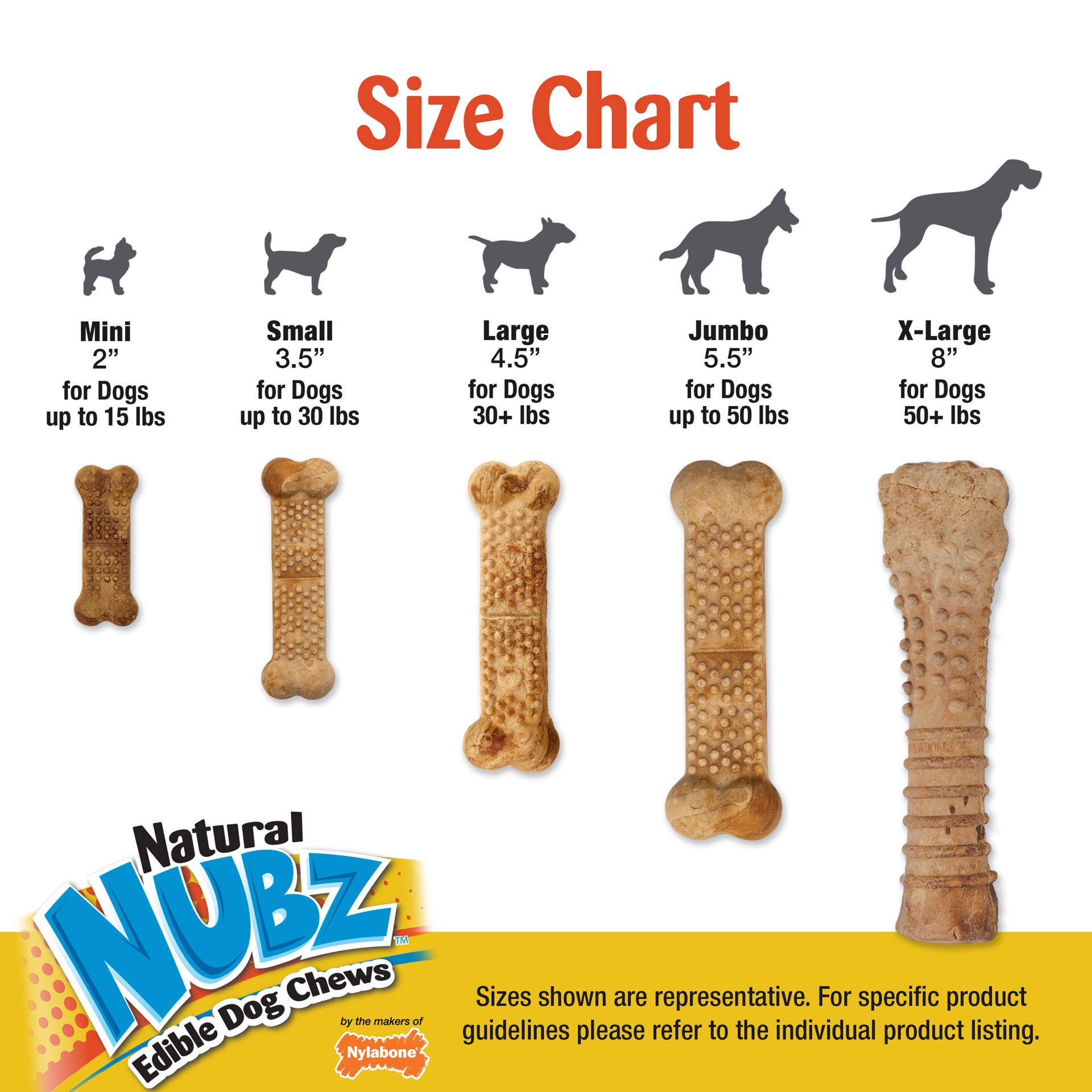 slide 3 of 5, Nylabone Nubz Dental treats for Dog Chicken Flavor 16, 1 ct