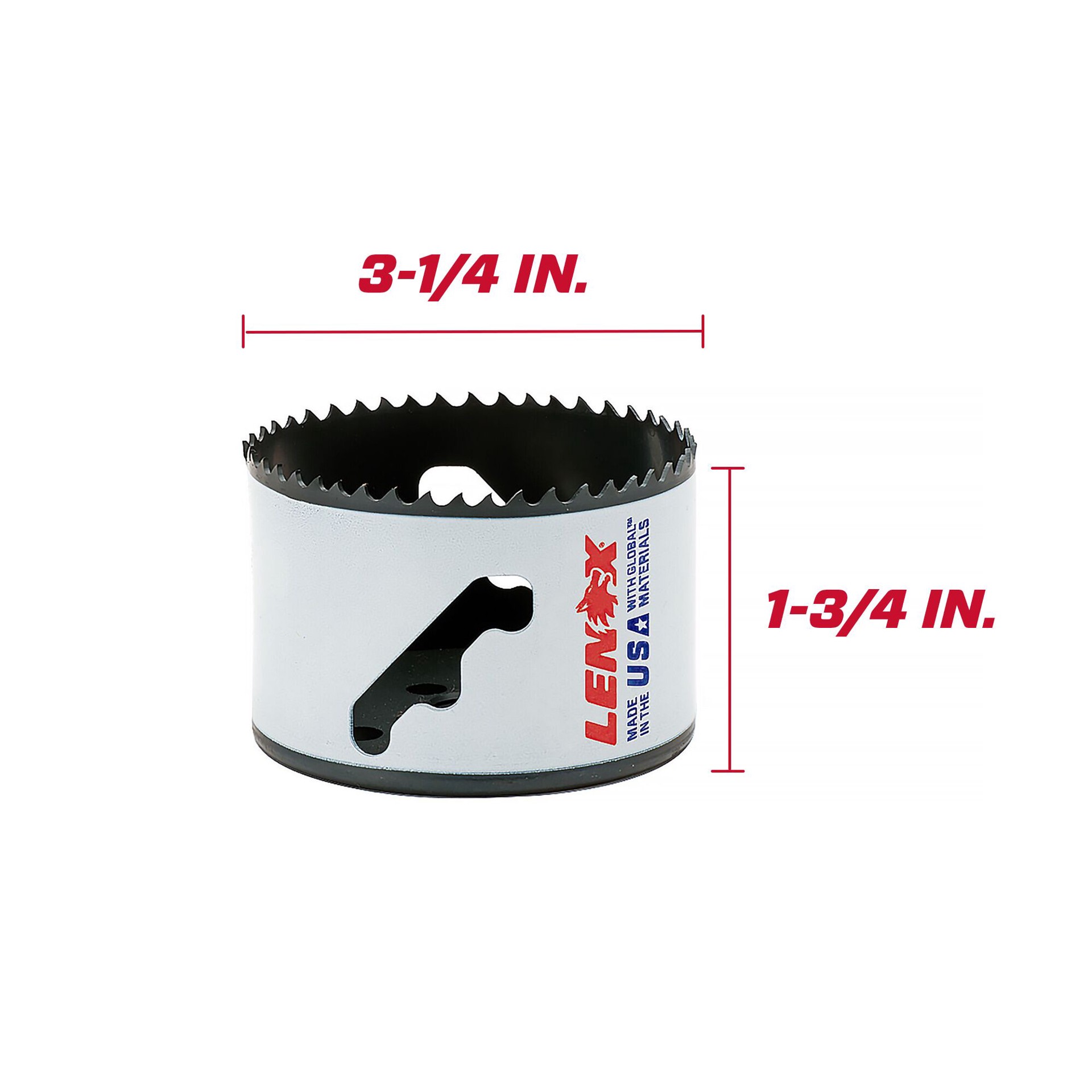 slide 3 of 5, LENOX 3-1/4-in Bi-metal Non-arbored Hole saw, 1 ct