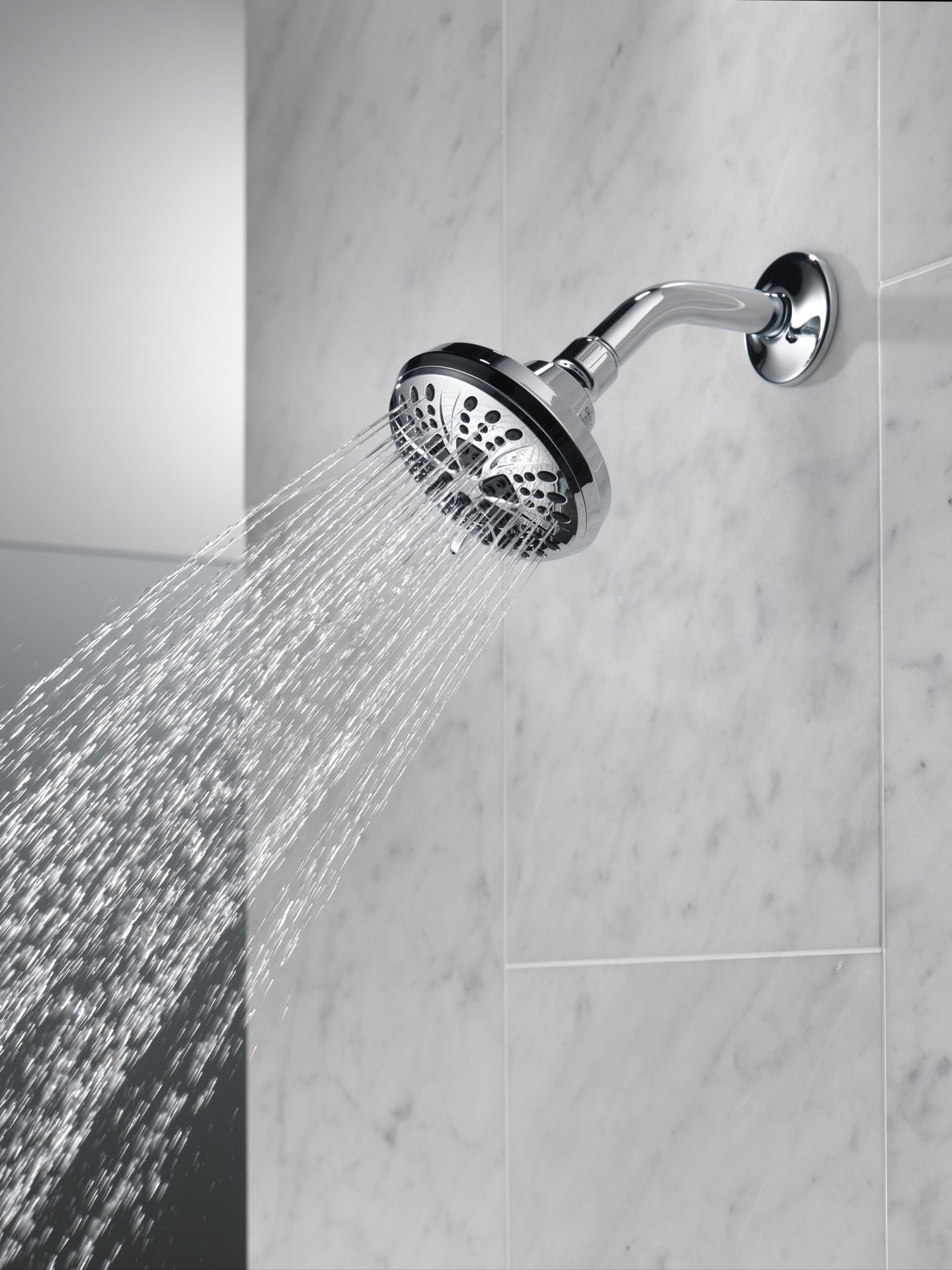 slide 2 of 6, Delta 6.0 -Spray Chrome 4.38-in Round High Pressure Shower Head 1.75 GPM, 1 ct