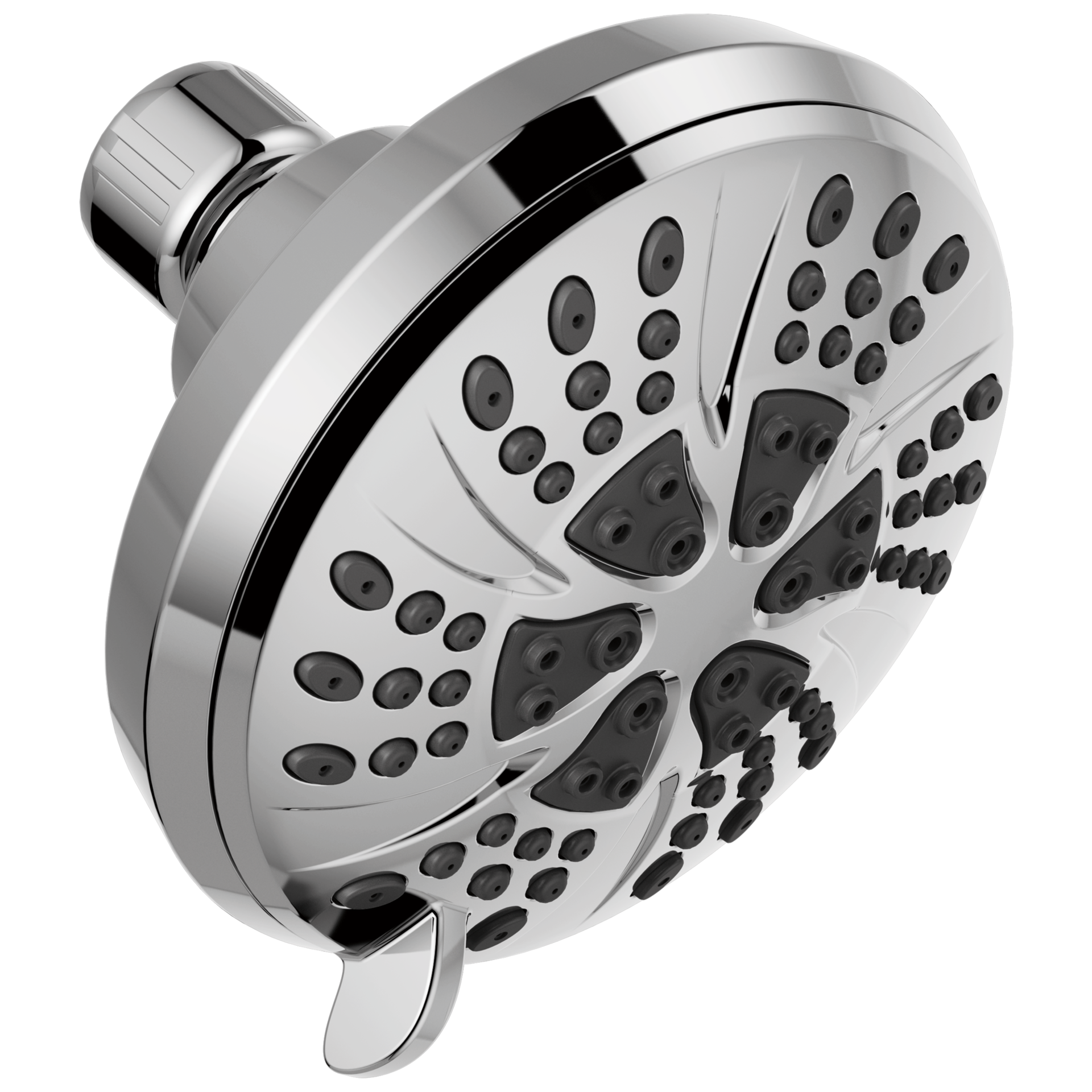 slide 1 of 6, Delta 6.0 -Spray Chrome 4.38-in Round High Pressure Shower Head 1.75 GPM, 1 ct