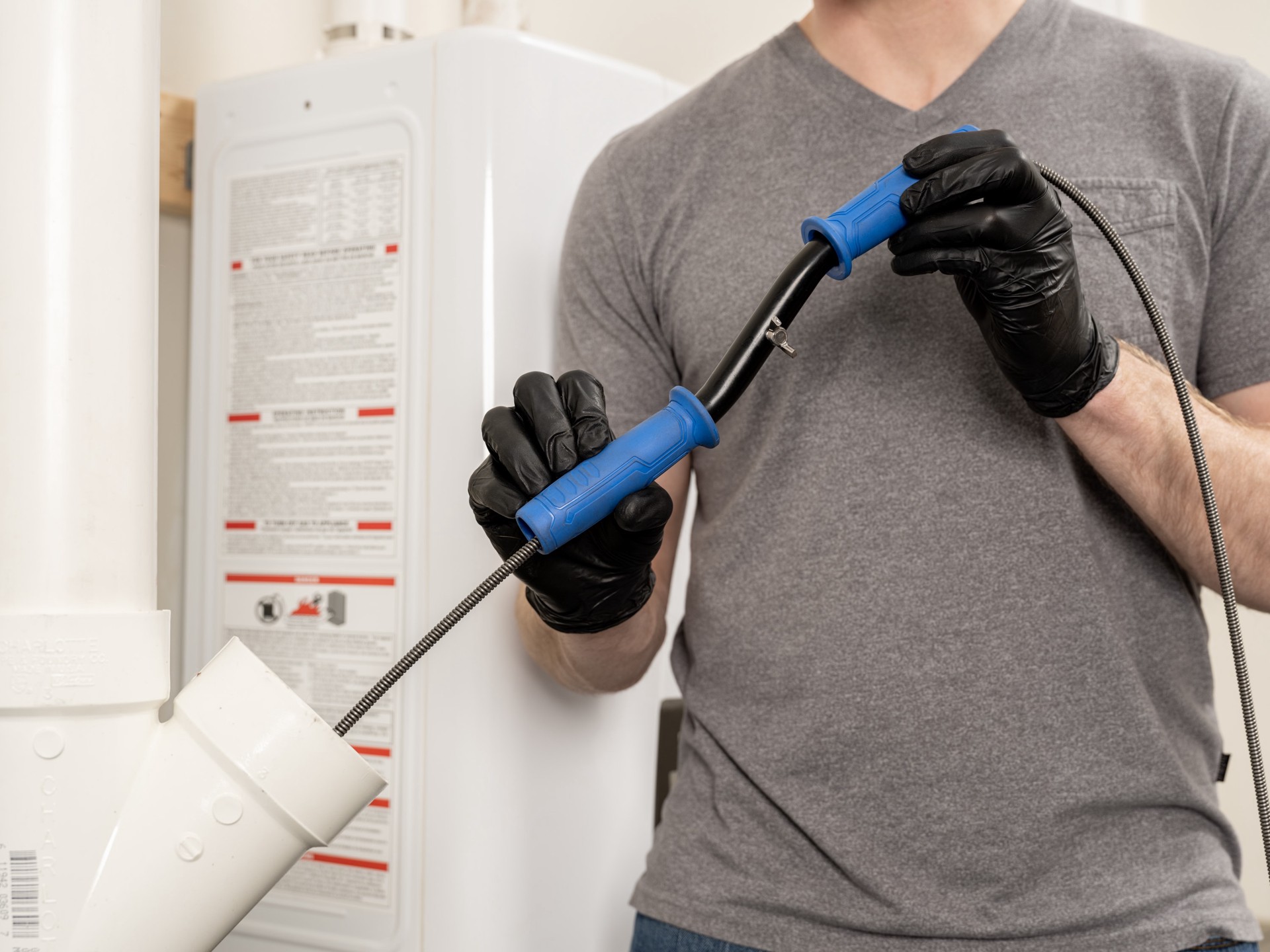 slide 2 of 6, Kobalt 1/2-in x 50-ft High carbon wire Hand auger for Drain, 1 ct