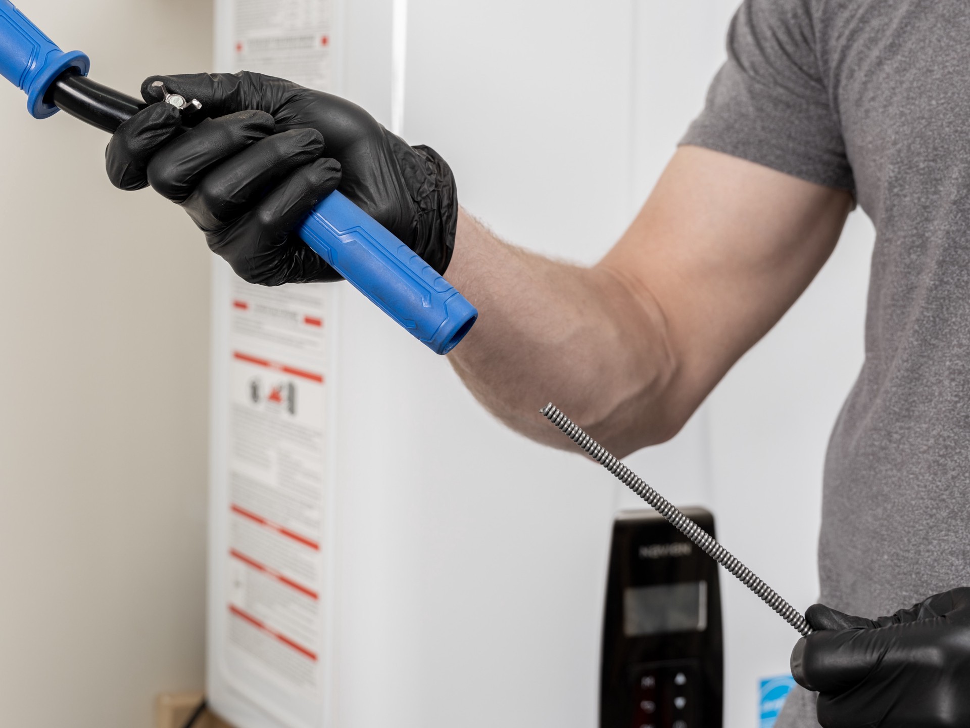 slide 6 of 6, Kobalt 1/2-in x 50-ft High carbon wire Hand auger for Drain, 1 ct