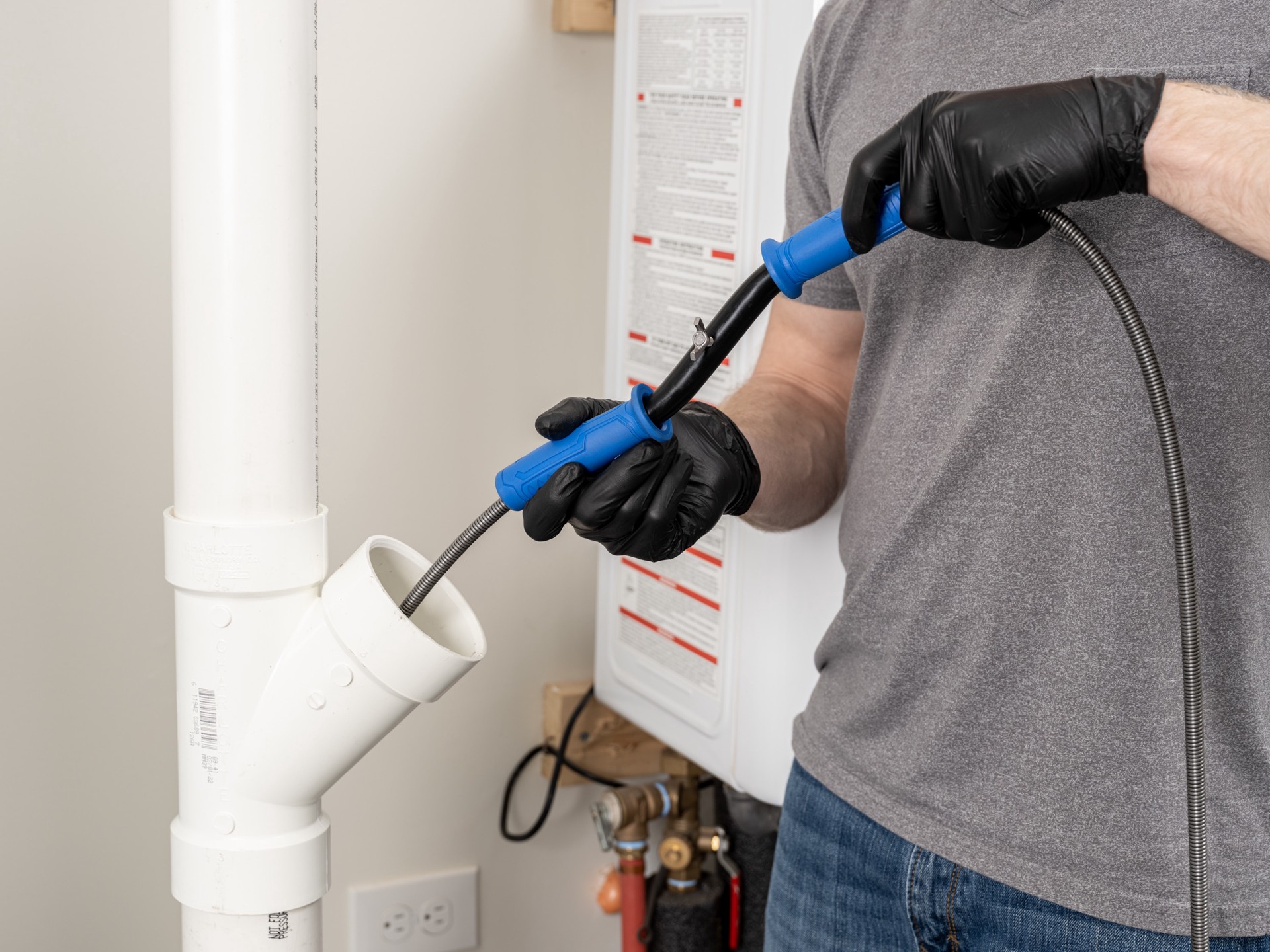 slide 2 of 6, Kobalt 3/8-in x 25-ft High carbon wire Hand auger for Drain, 1 ct