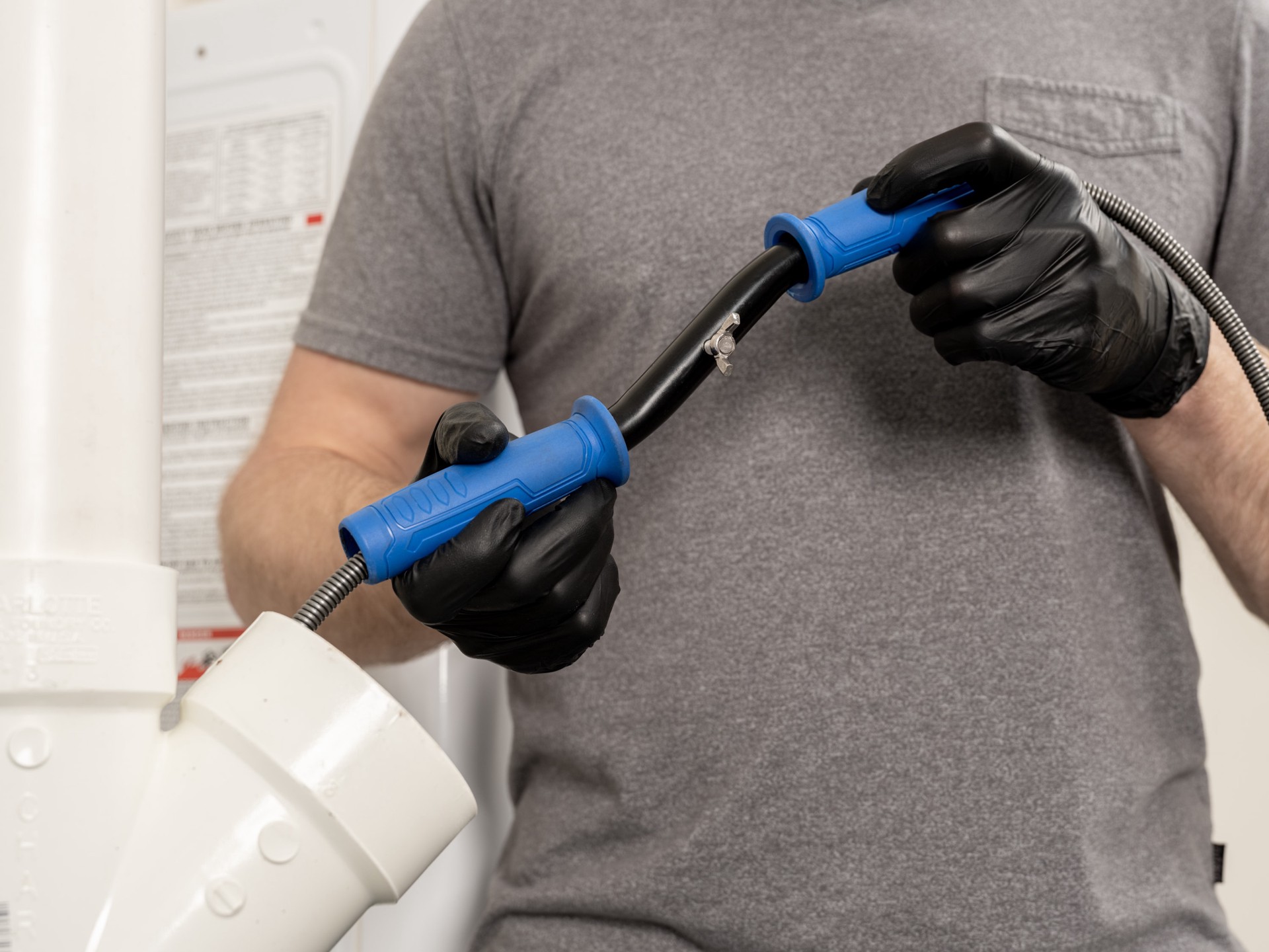 slide 3 of 6, Kobalt 3/8-in x 25-ft High carbon wire Hand auger for Drain, 1 ct