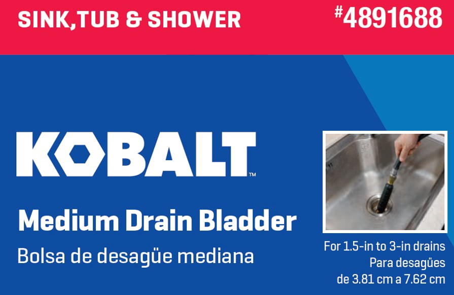 slide 2 of 6, Kobalt Medium Drain Rubber Bladder, 1 ct