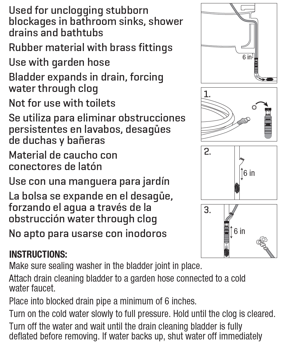 slide 3 of 6, Kobalt Medium Drain Rubber Bladder, 1 ct