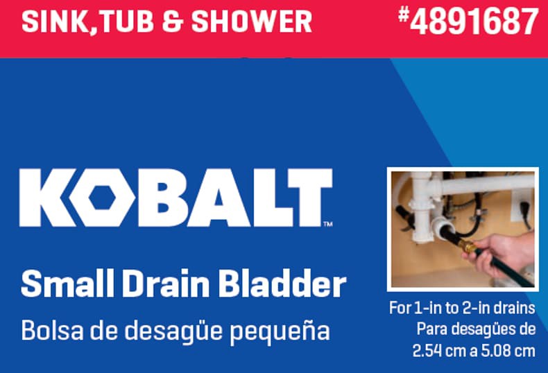 slide 2 of 5, Kobalt Small Drain Rubber Bladder, 1 ct