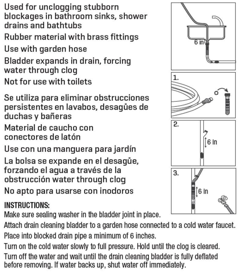 slide 3 of 5, Kobalt Small Drain Rubber Bladder, 1 ct
