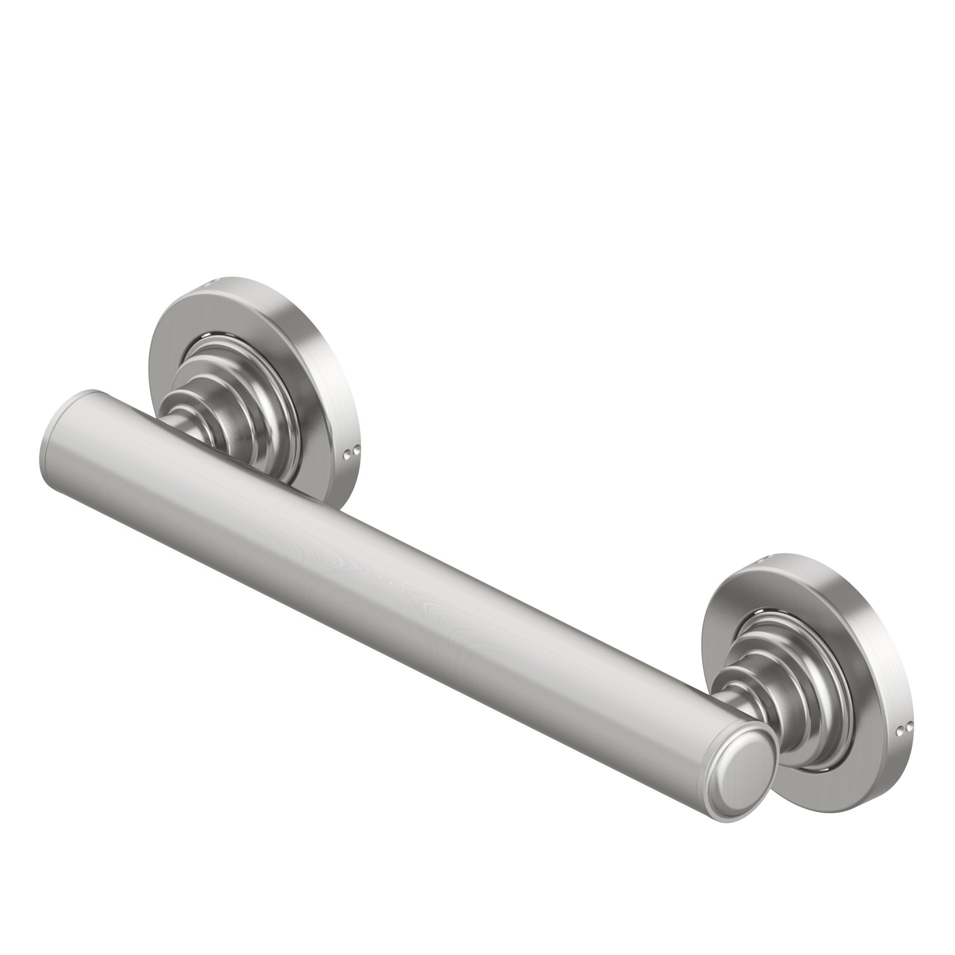 slide 5 of 6, allen + roth Townley 9-in Brushed nickel Wall mount ADA Compliant Grab Bar ( 500-lb Weight Capacity ), 1 ct