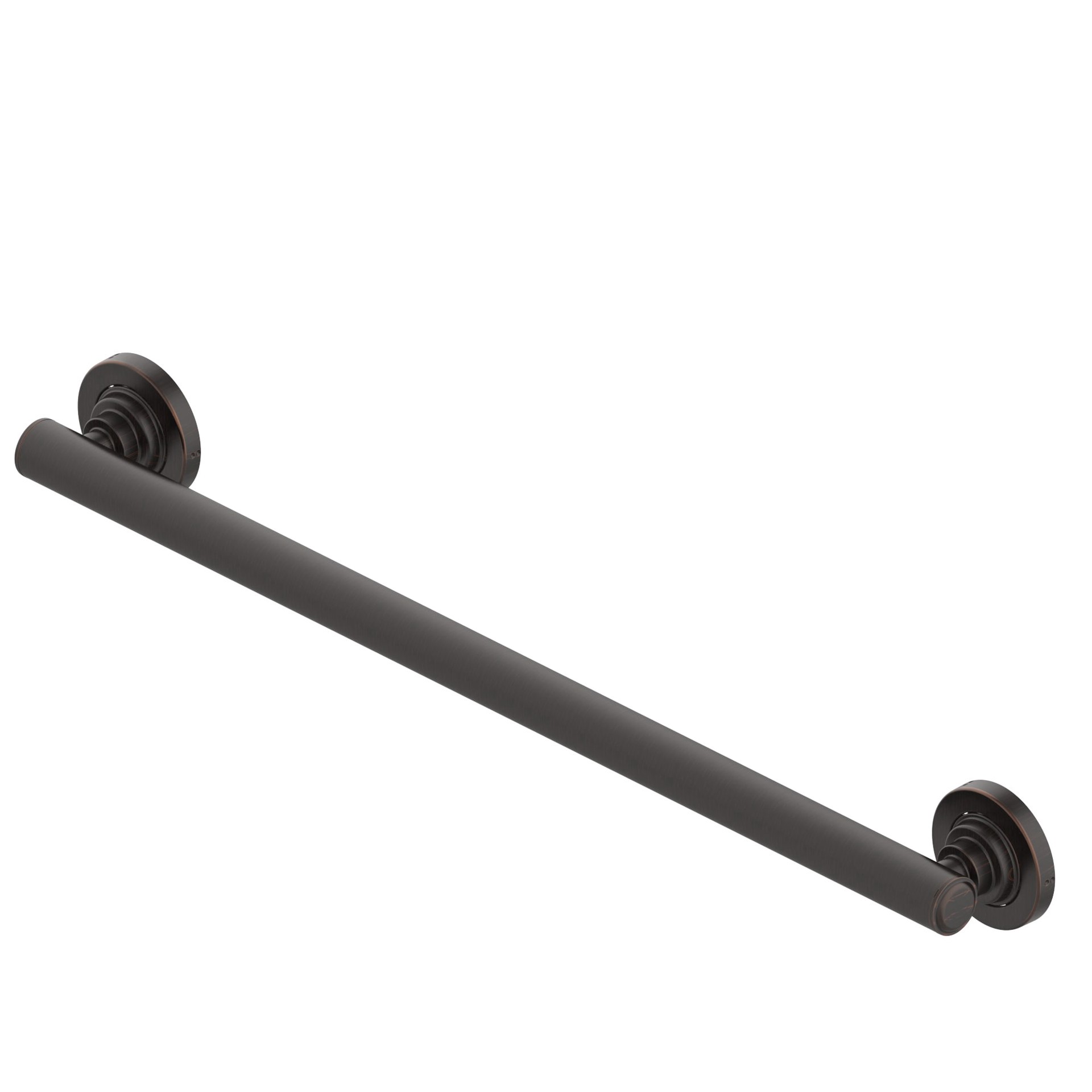 slide 5 of 6, allen + roth Townley 24-in Oil Rubbed Bronze Wall mount ADA Compliant Grab Bar ( 500-lb Weight Capacity ), 1 ct