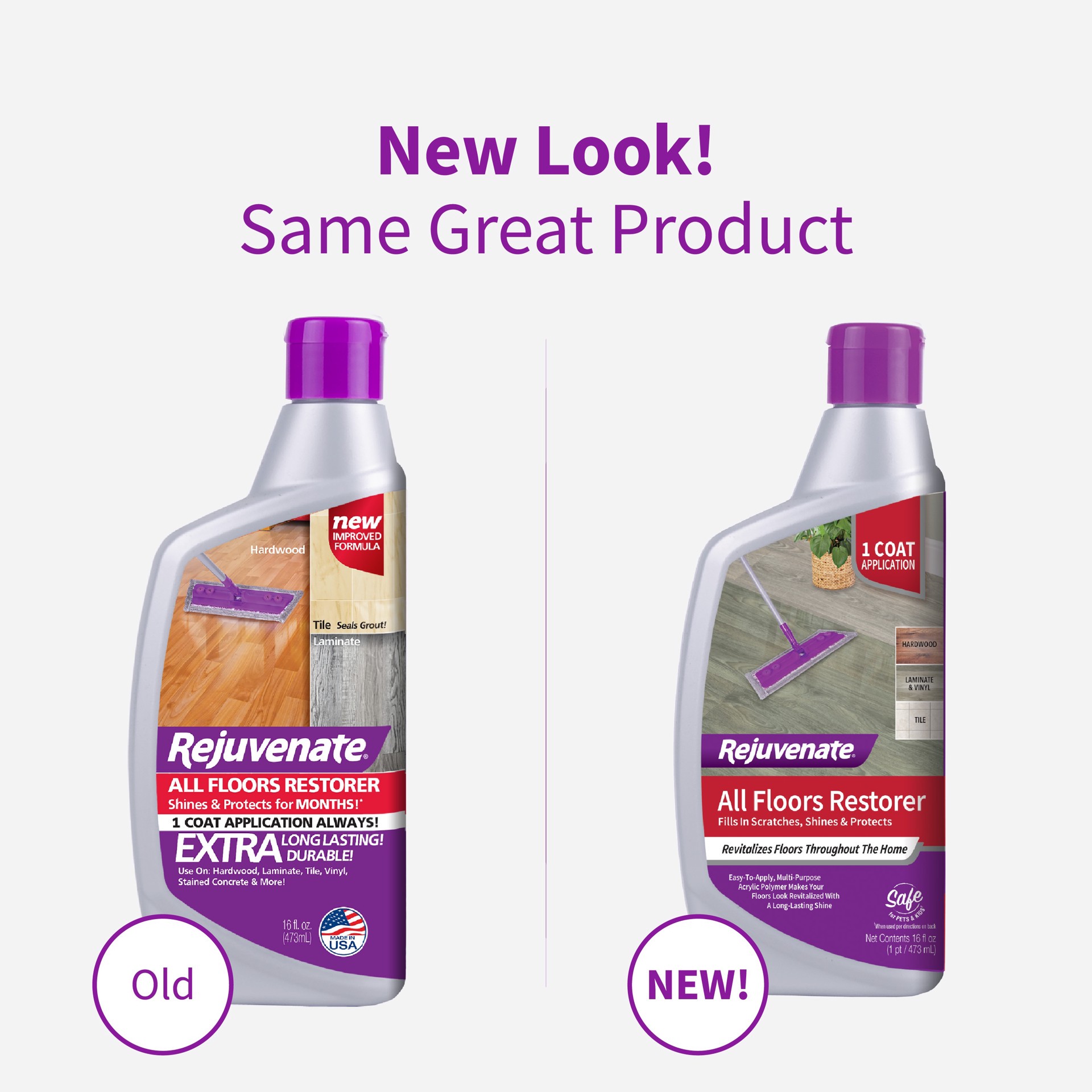 slide 3 of 6, Rejuvenate All Floors Restorer Semi-gloss Floor Polish 32 Fluid ounce (s), 1 ct