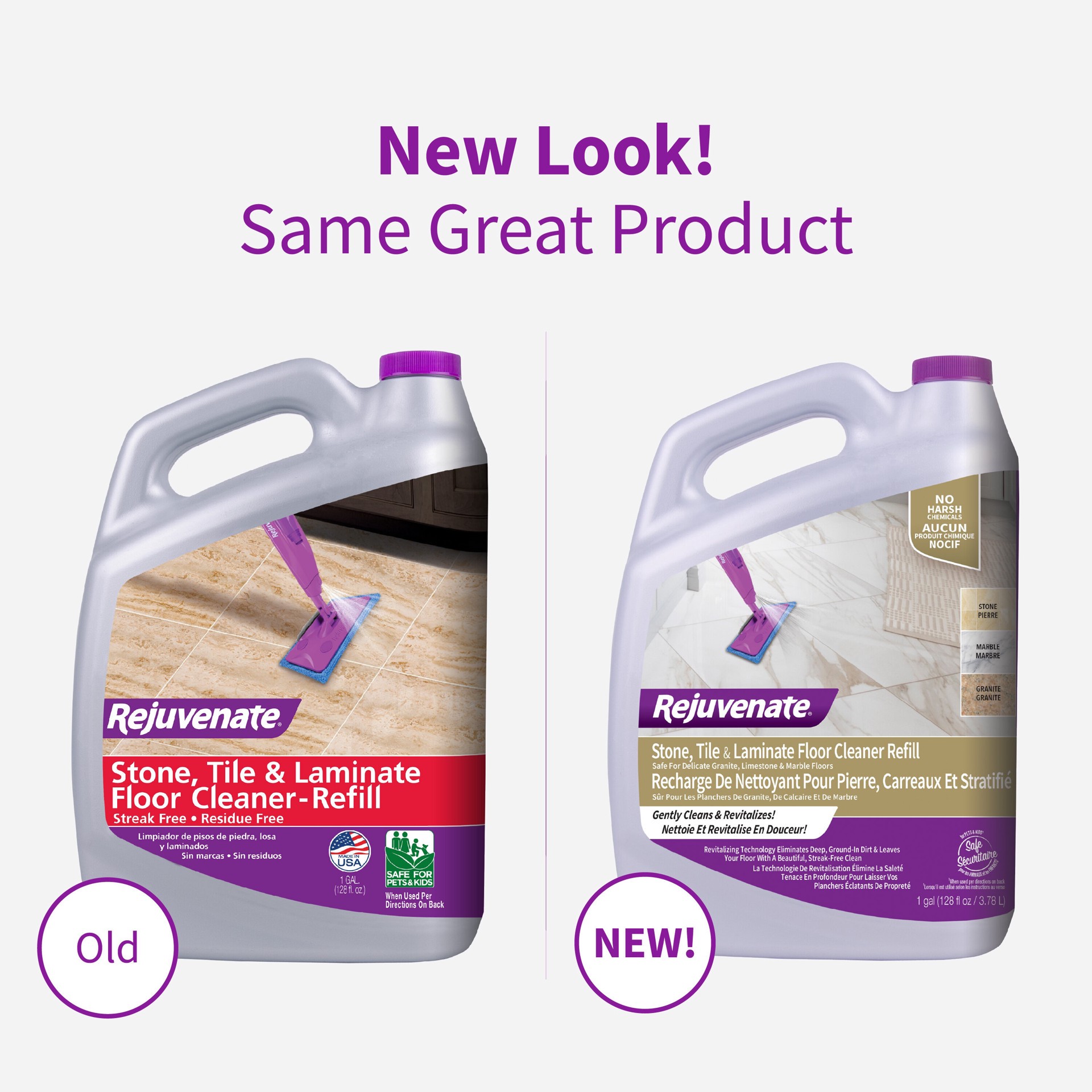 slide 3 of 6, Rejuvenate Liquid Floor Cleaner 1 -Gallon, 1 ct