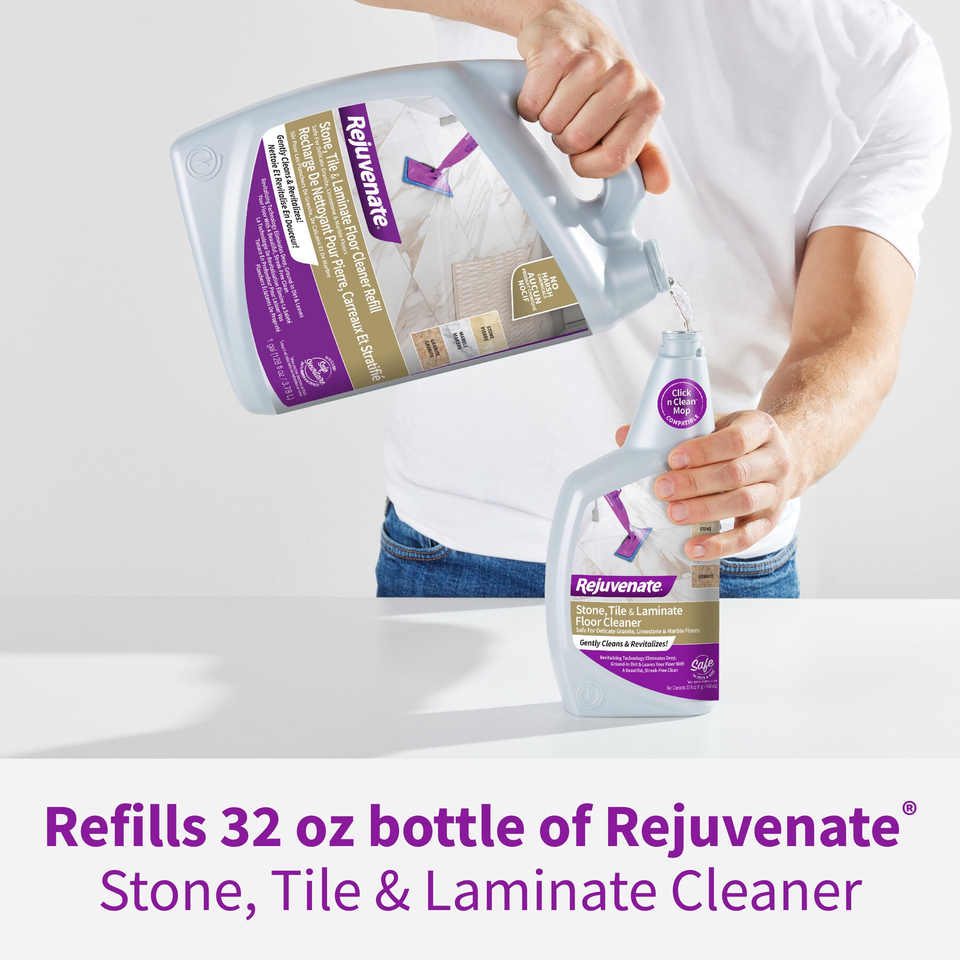 slide 2 of 6, Rejuvenate Liquid Floor Cleaner 1 -Gallon, 1 ct