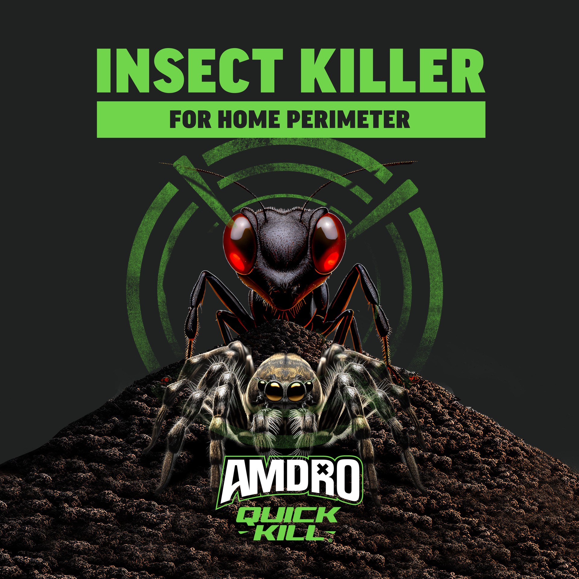 slide 2 of 6, AMDRO Quick Kill Home Perimeter 2 -lb Insect killer, 1 ct