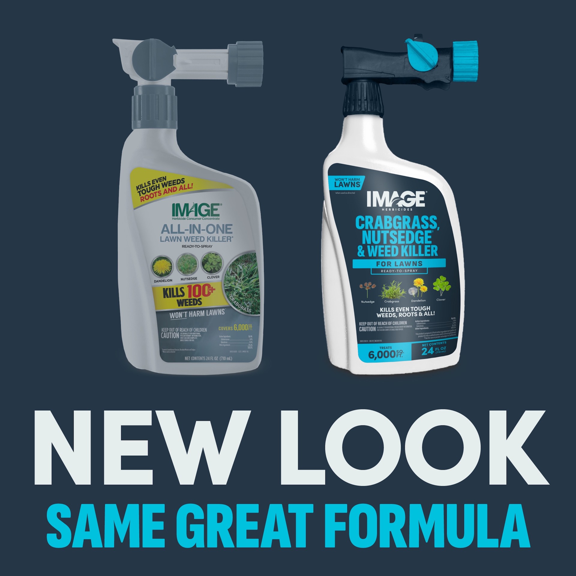 slide 3 of 6, IMAGE All In One RTS 24 -oz Hose end sprayer Lawn Weed Killer, 1 ct