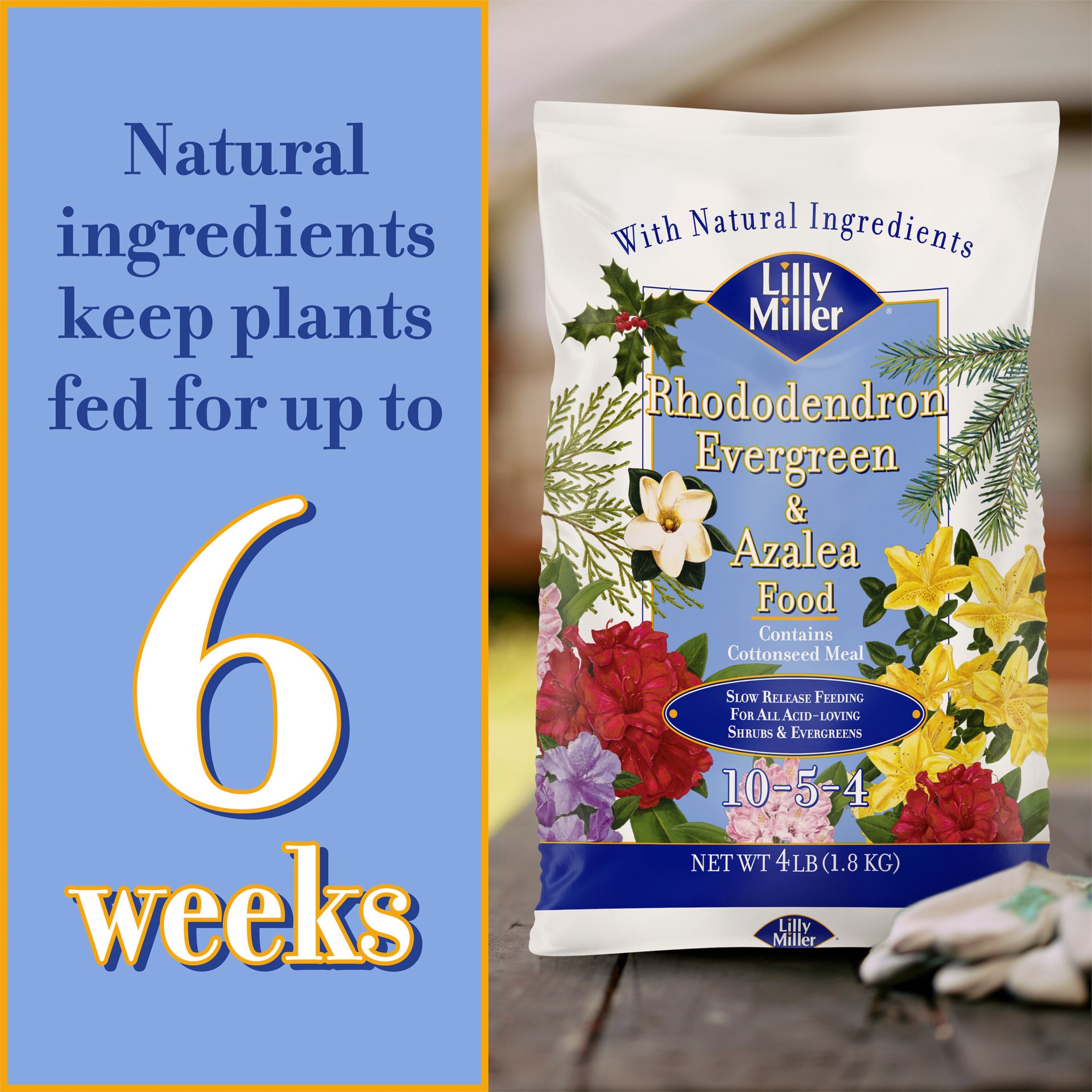 slide 5 of 6, Lilly Miller 4-lb 10-5-4 Shrub Food, 1 ct