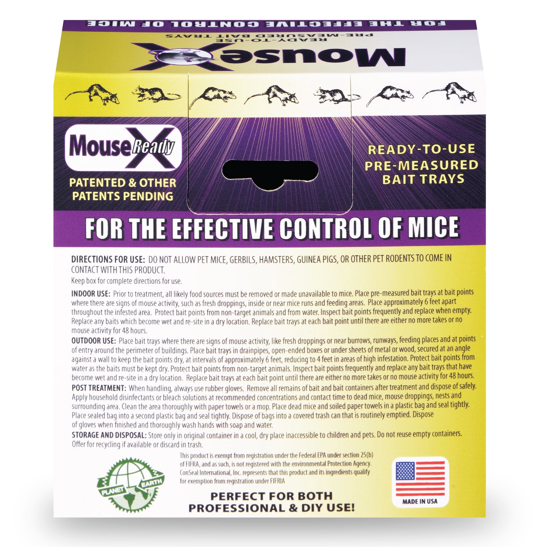slide 2 of 6, MouseX Bait Tray Mouse Killer, 1 ct