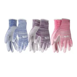 Style Selections Medium Polyurethane dipped Polyester Gardening Gloves 3 -Pairs