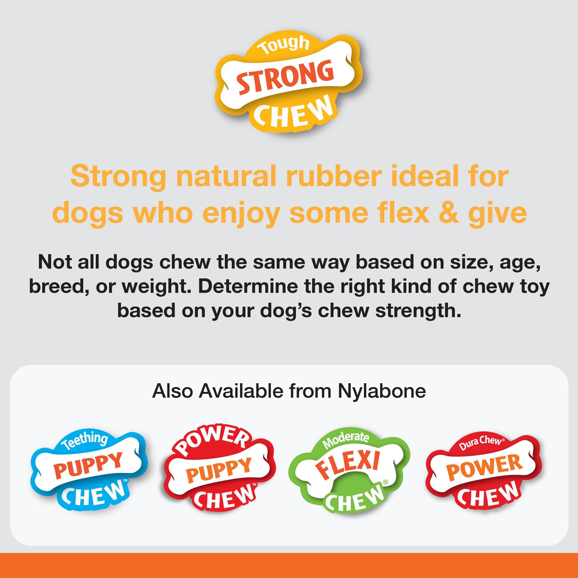 slide 5 of 6, Nylabone Strong Chew Stuffable Cone Rubber Interactive Dog Toy, 1 ct