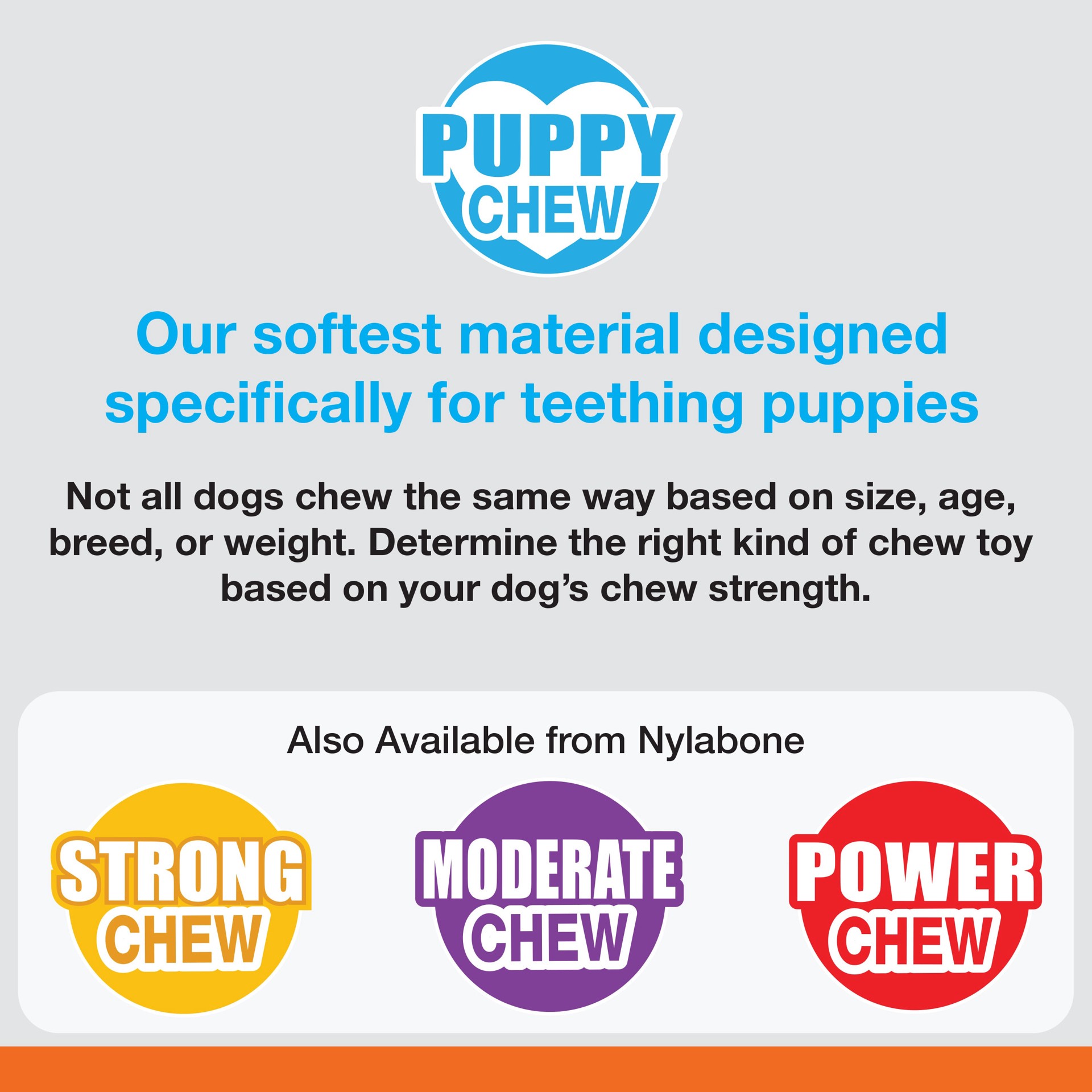 slide 3 of 6, Nylabone Puppy Starter Kit Nylon Chew Dog Toy, 1 ct