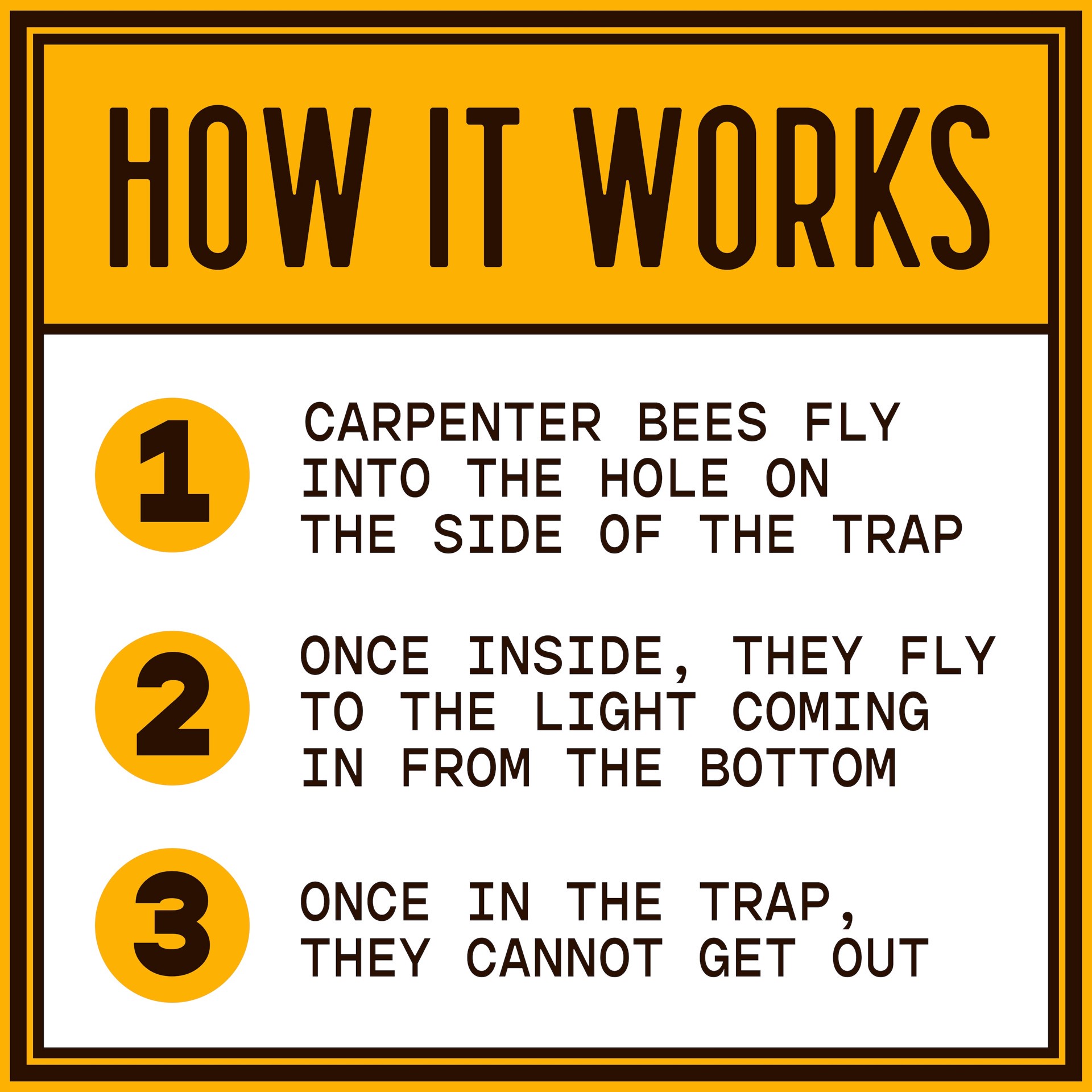 slide 4 of 6, BeesNThings Outdoor Carpenter bee trap, 1 ct