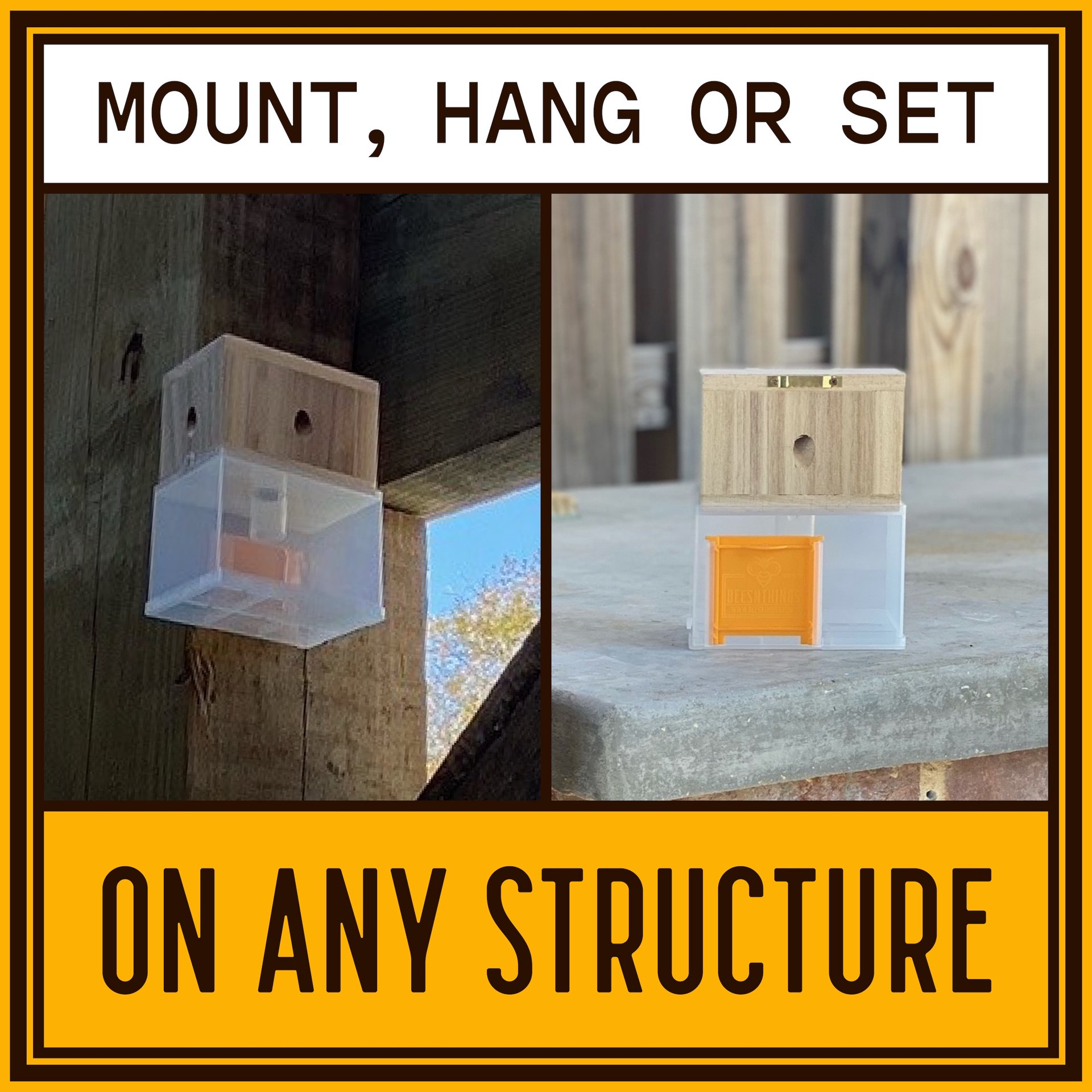 slide 2 of 6, BeesNThings Outdoor Carpenter bee trap, 1 ct