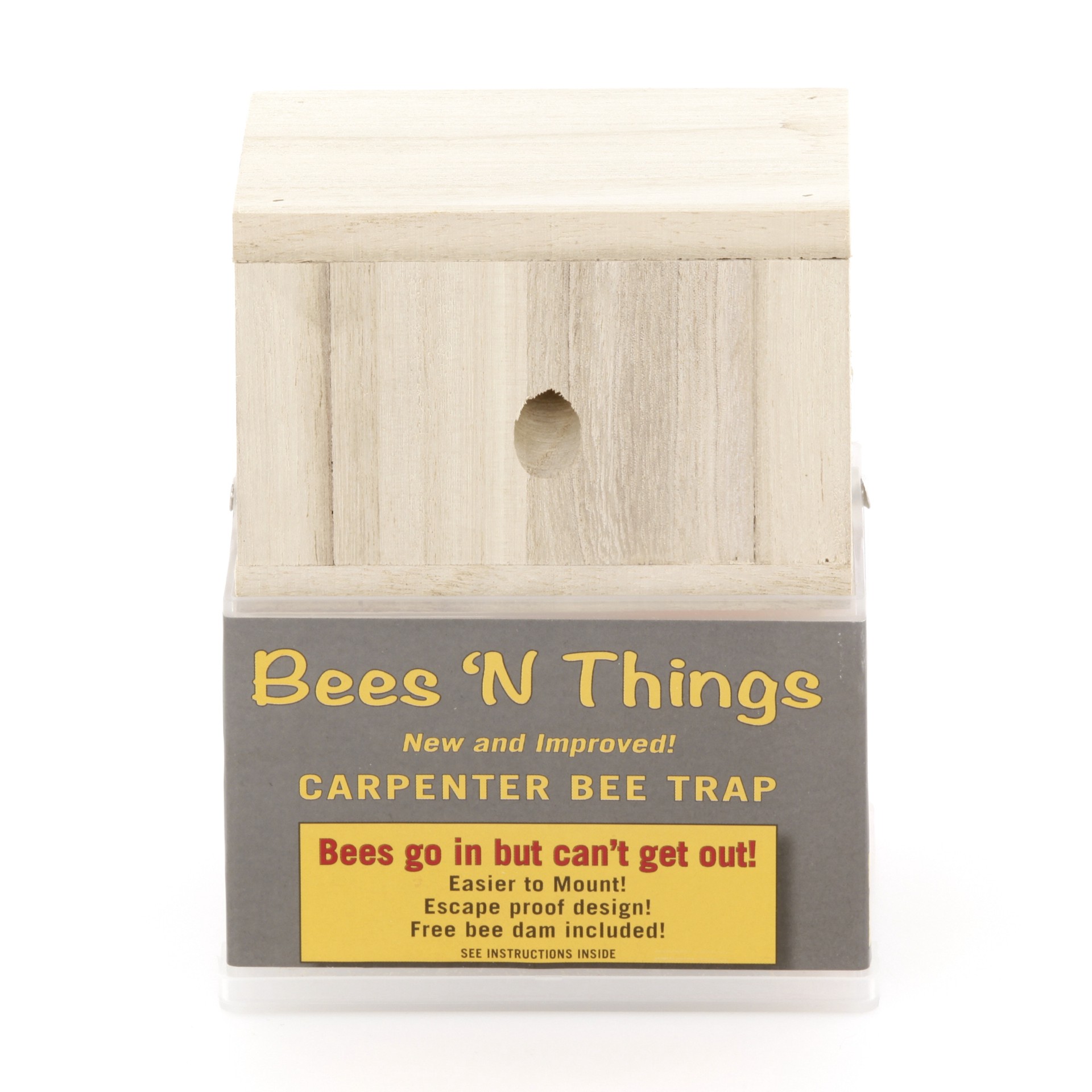 slide 1 of 6, BeesNThings Outdoor Carpenter bee trap, 1 ct