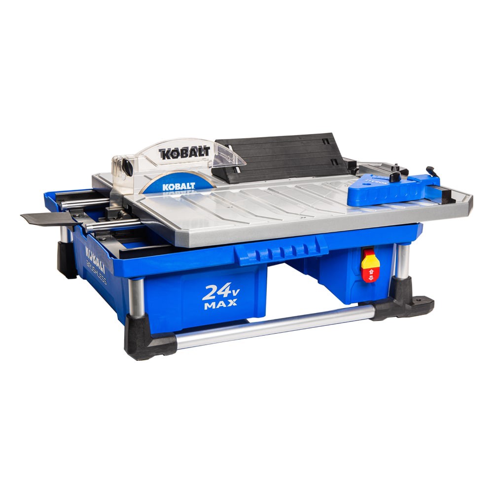 slide 2 of 6, Kobalt 24V 7-in -Blade Cordless Wet Tabletop Sliding Table Tile Saw ( Battery Included ), 1 ct